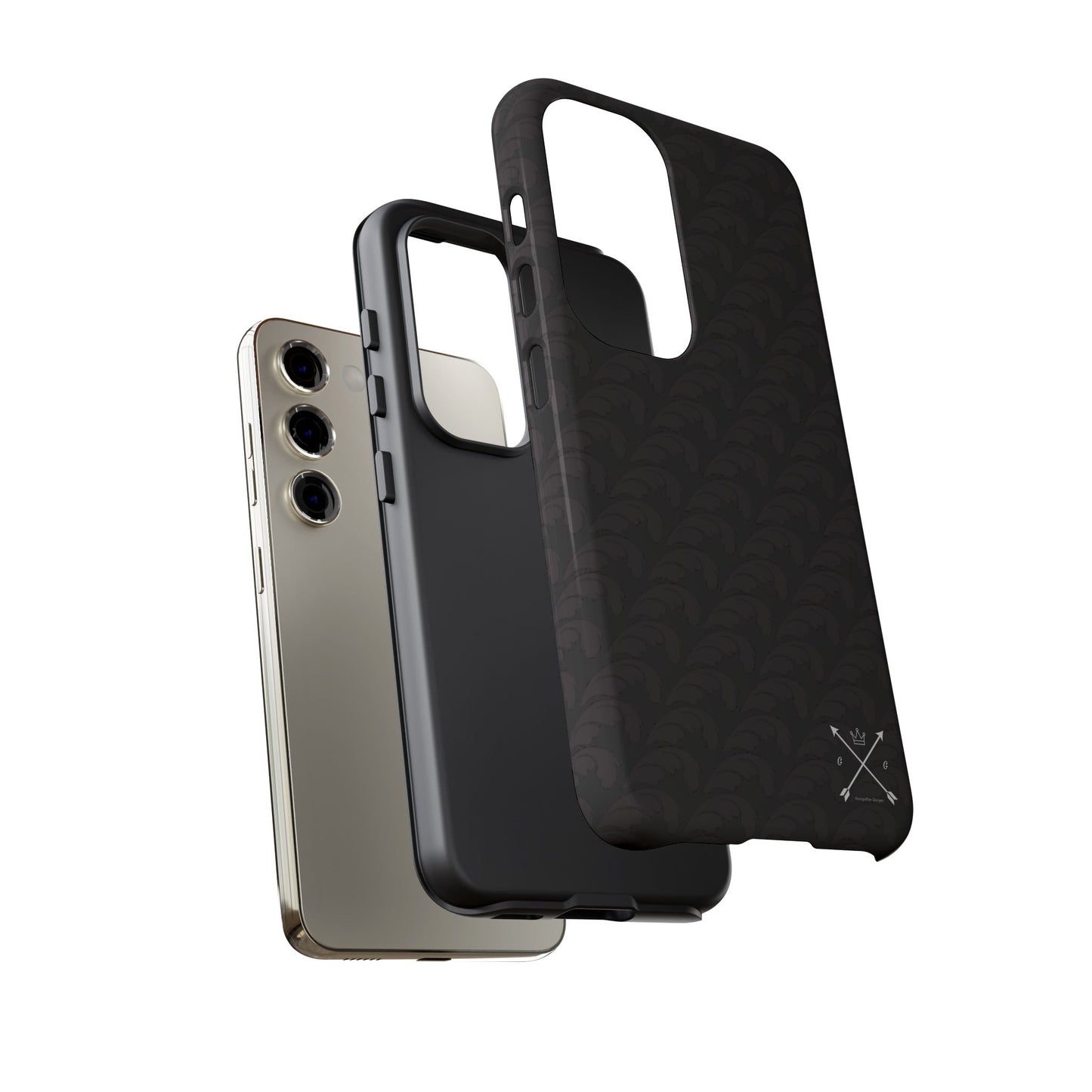 Beautiful Beloved One Flourish - Tough Phone Cases (black/black)