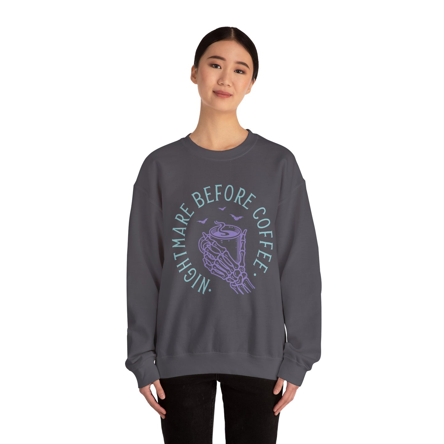 Nightmare Before Coffee - Unisex Heavy Blend™ Crewneck Sweatshirt