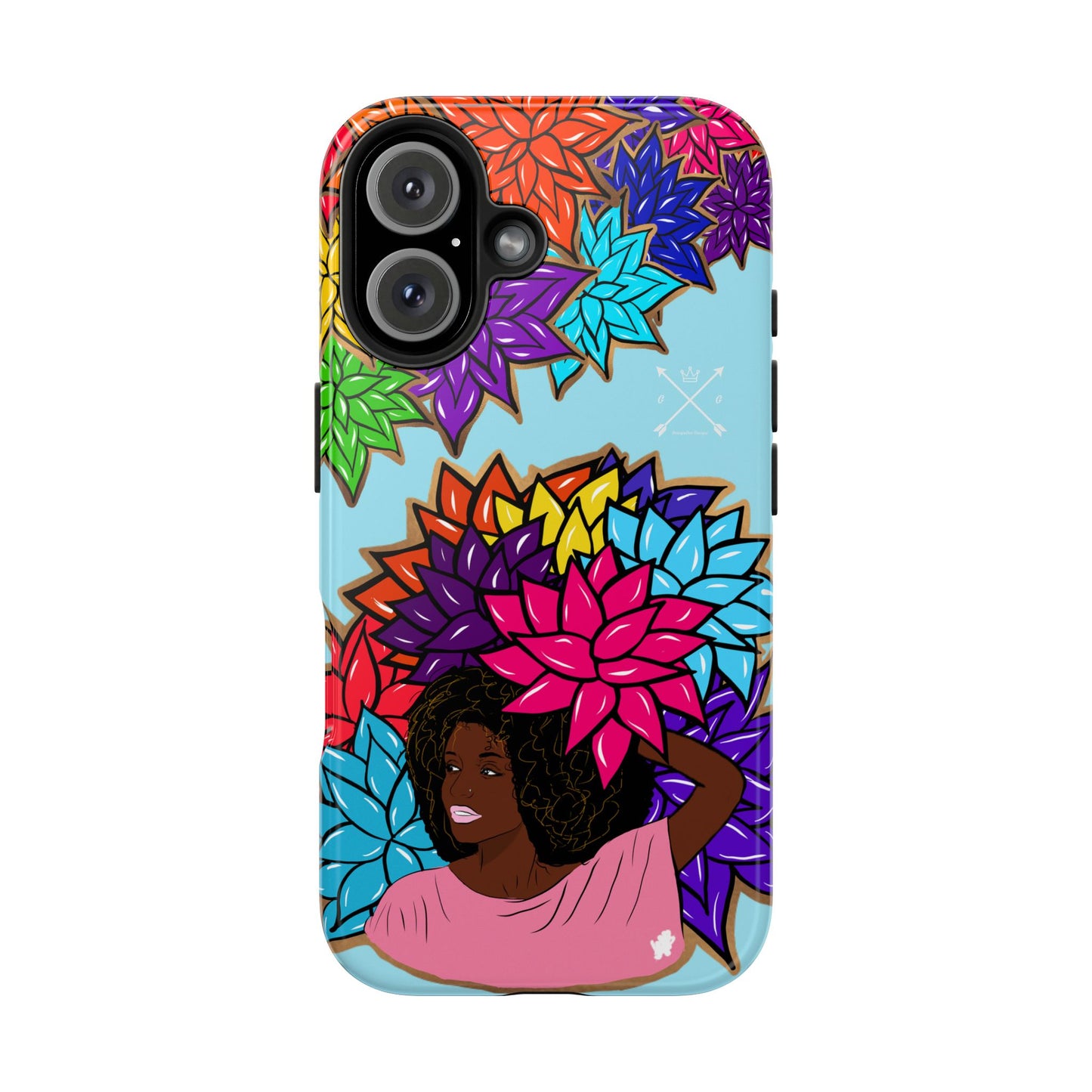 Beauty with Flowers - Tough Phone Cases