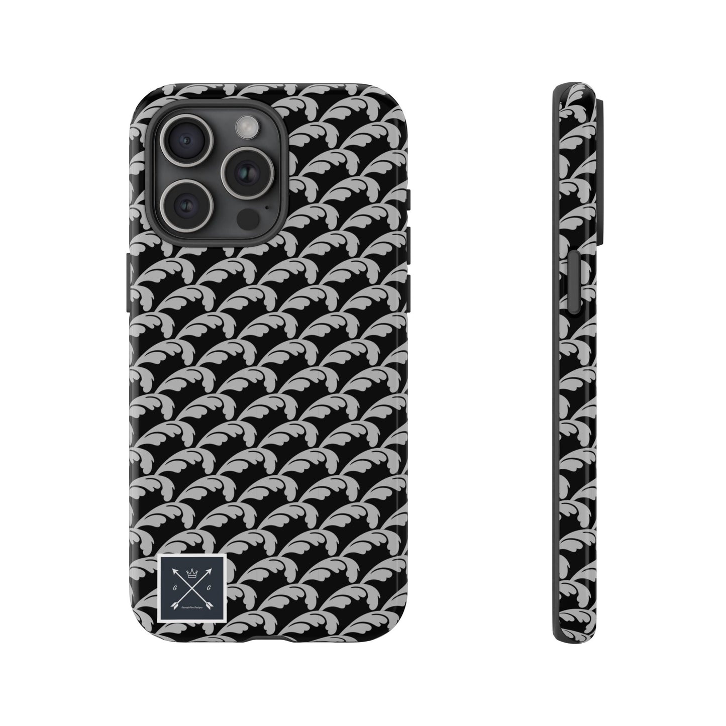 Beautiful Beloved One Flourish (black/silver) - Tough Phone Cases