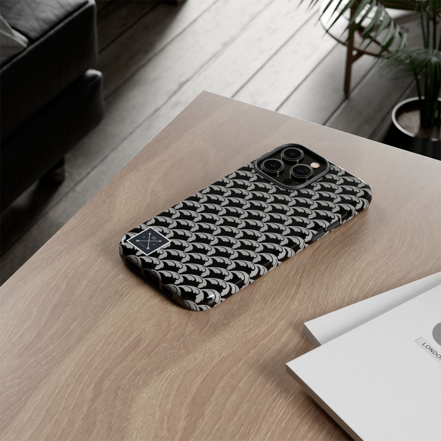 Beautiful Beloved One Flourish (black/silver) - Tough Phone Cases