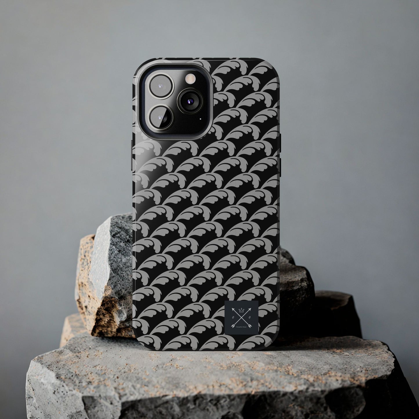 Beautiful Beloved One Flourish (silver/black) - Tough Phone Cases