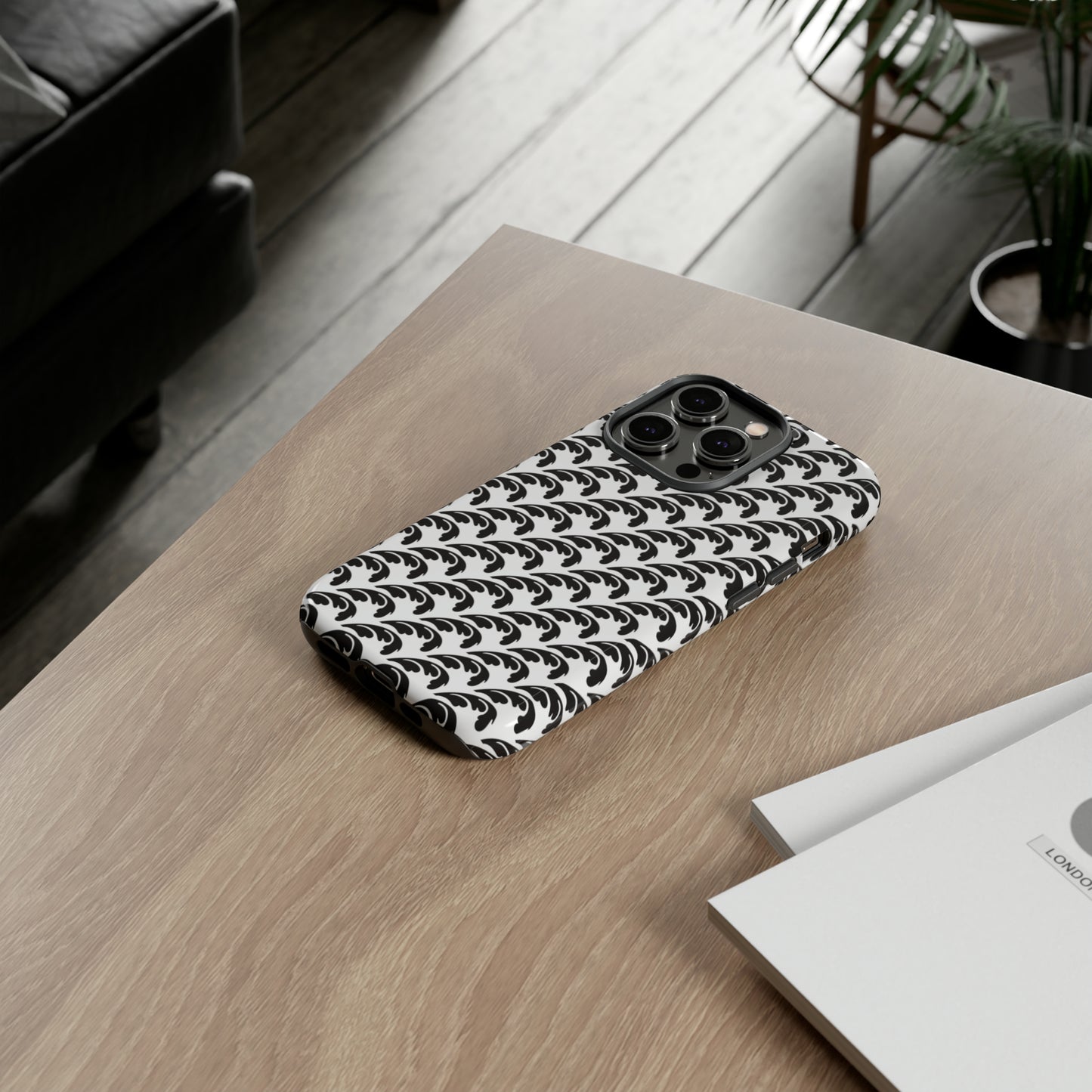 Beautiful Beloved One Flourish (black/white) - Tough Phone Cases