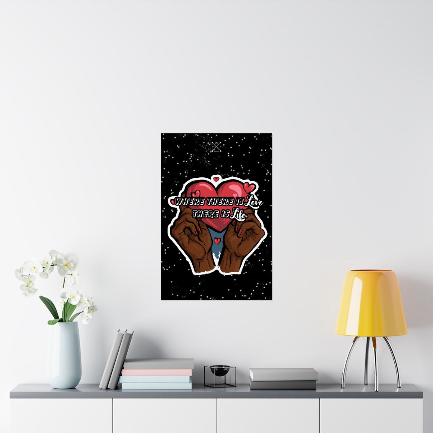 Love & Life Quote - Matte Vertical Posters