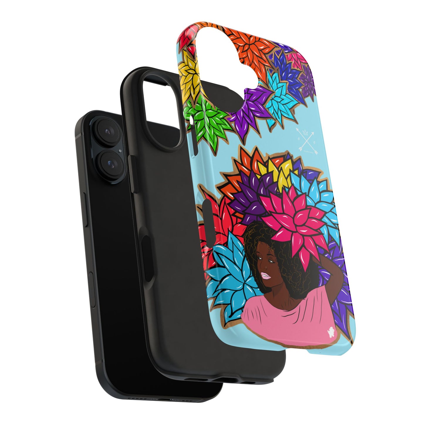 Beauty with Flowers - Tough Phone Cases