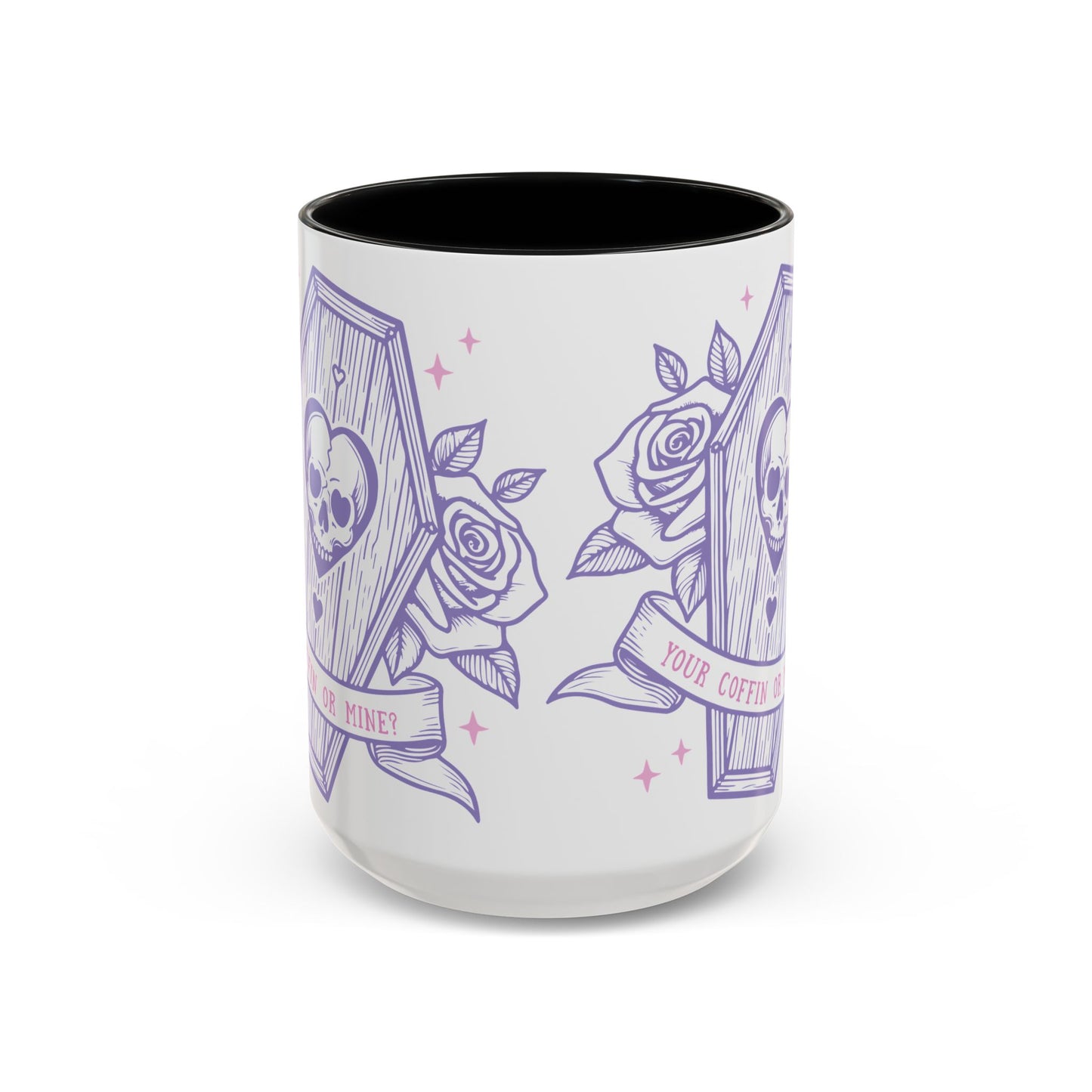 Your Coffin or Mine? - Accent Coffee Mug (11, 15oz)