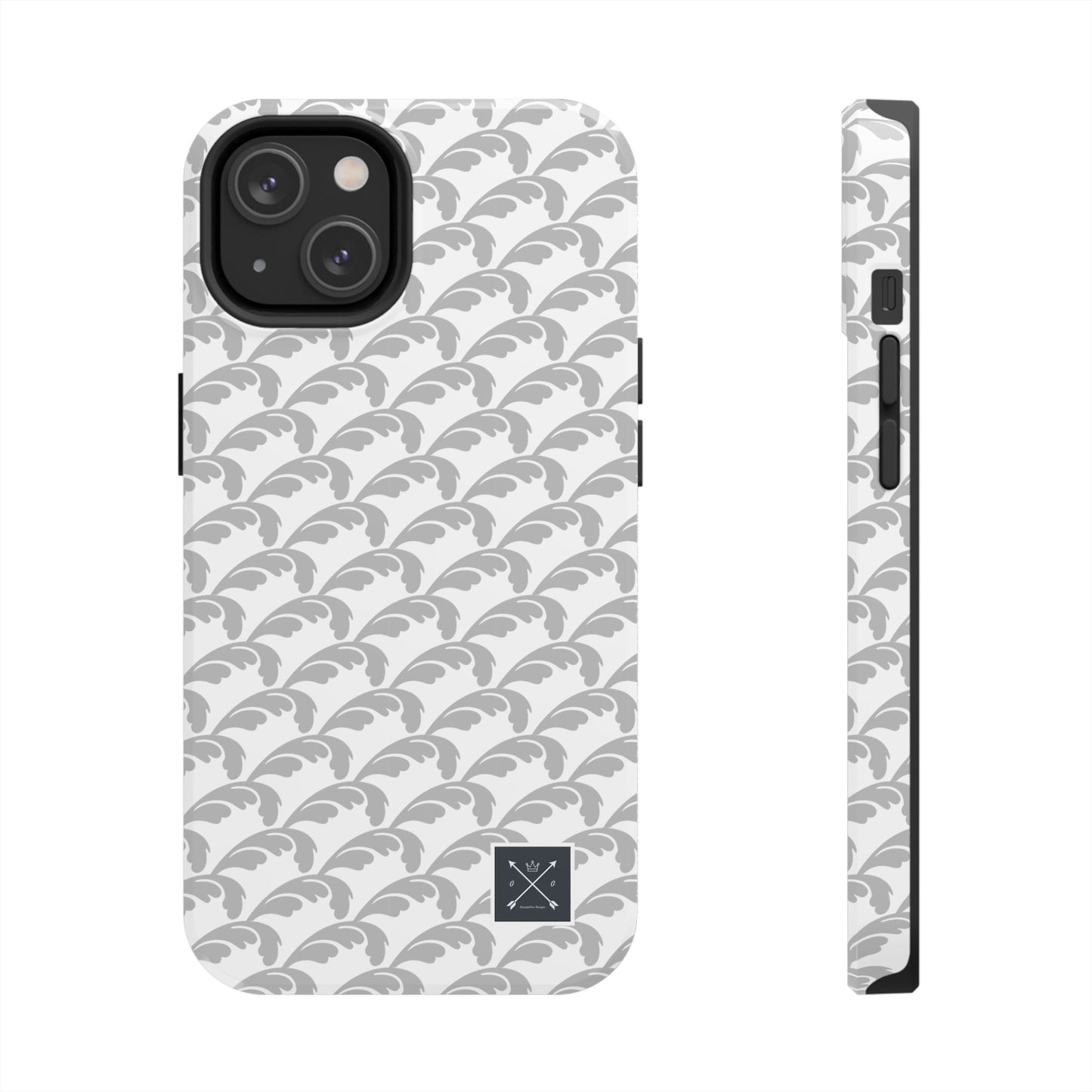 Beautiful Beloved Flourish (white/silver) - Tough Phone Cases