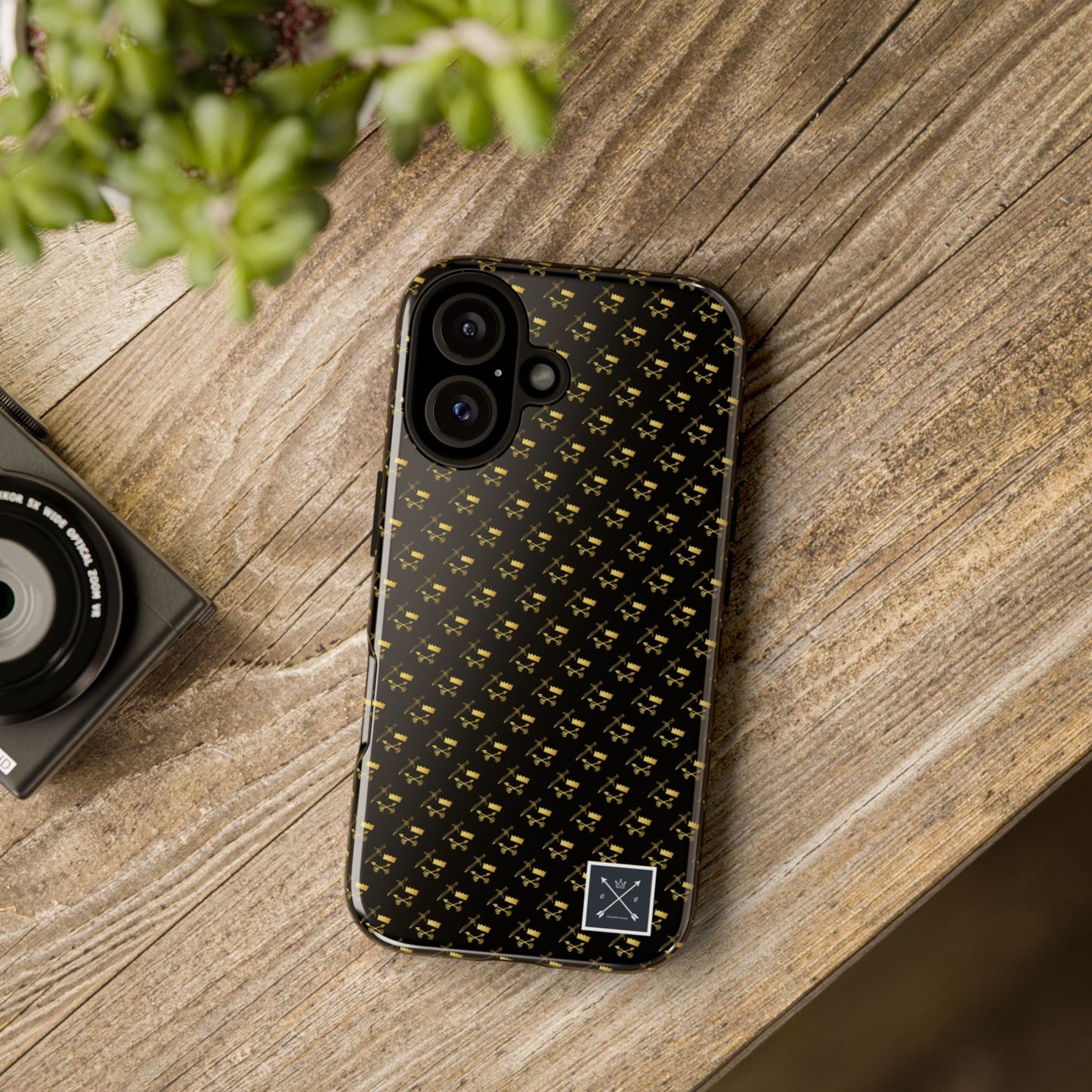 Gold and Bold Warrior Pattern - Tough Phone Cases