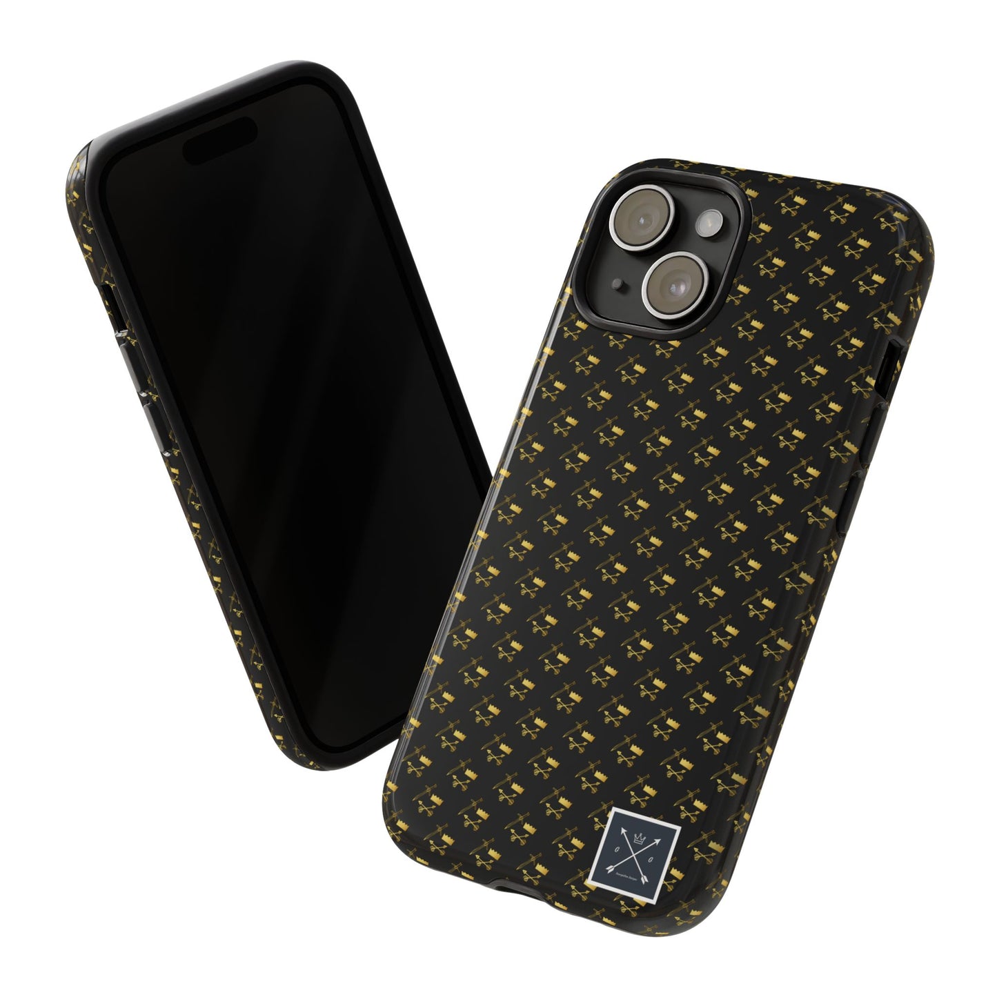 Gold and Bold Warrior Pattern - Tough Phone Cases