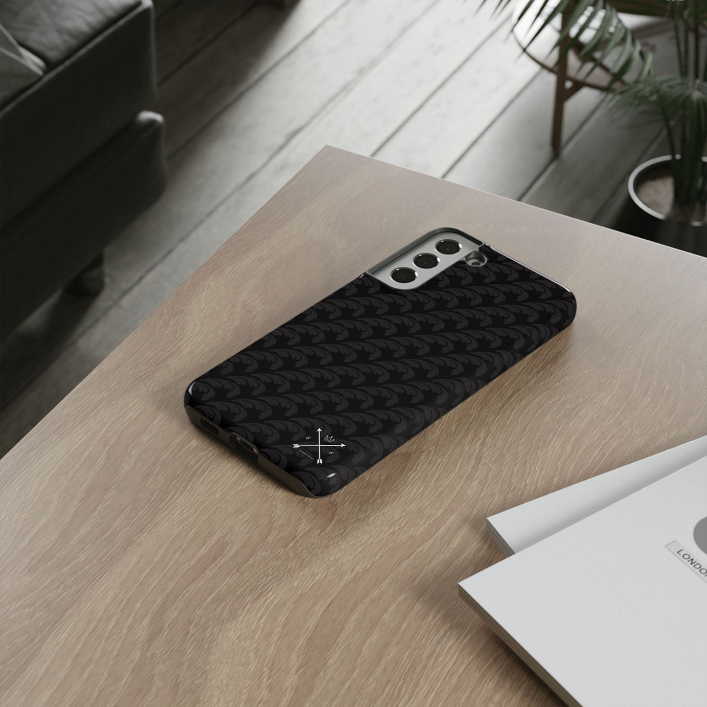 Beautiful Beloved One Flourish - Tough Phone Cases (black/black)