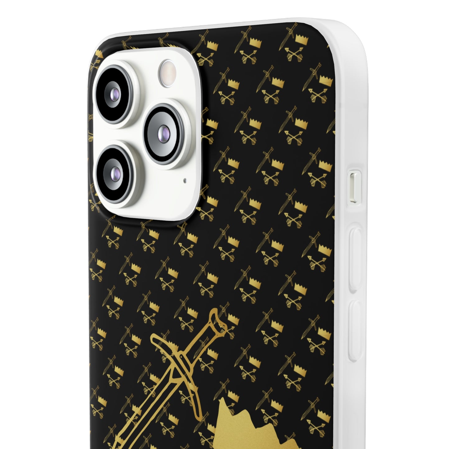 Gold and Bold Warrior - Flexi  Phone Cases