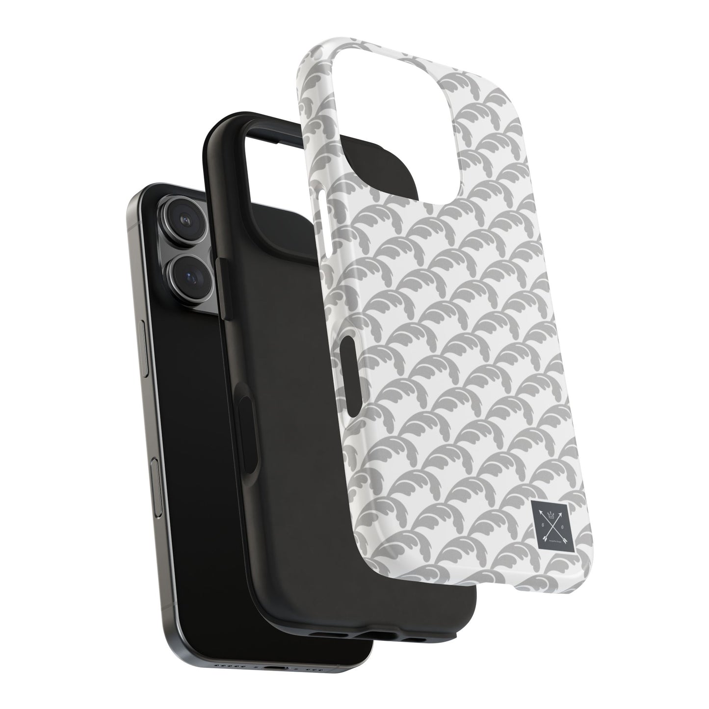 Beautiful Beloved Flourish (white/silver) - Tough Phone Cases