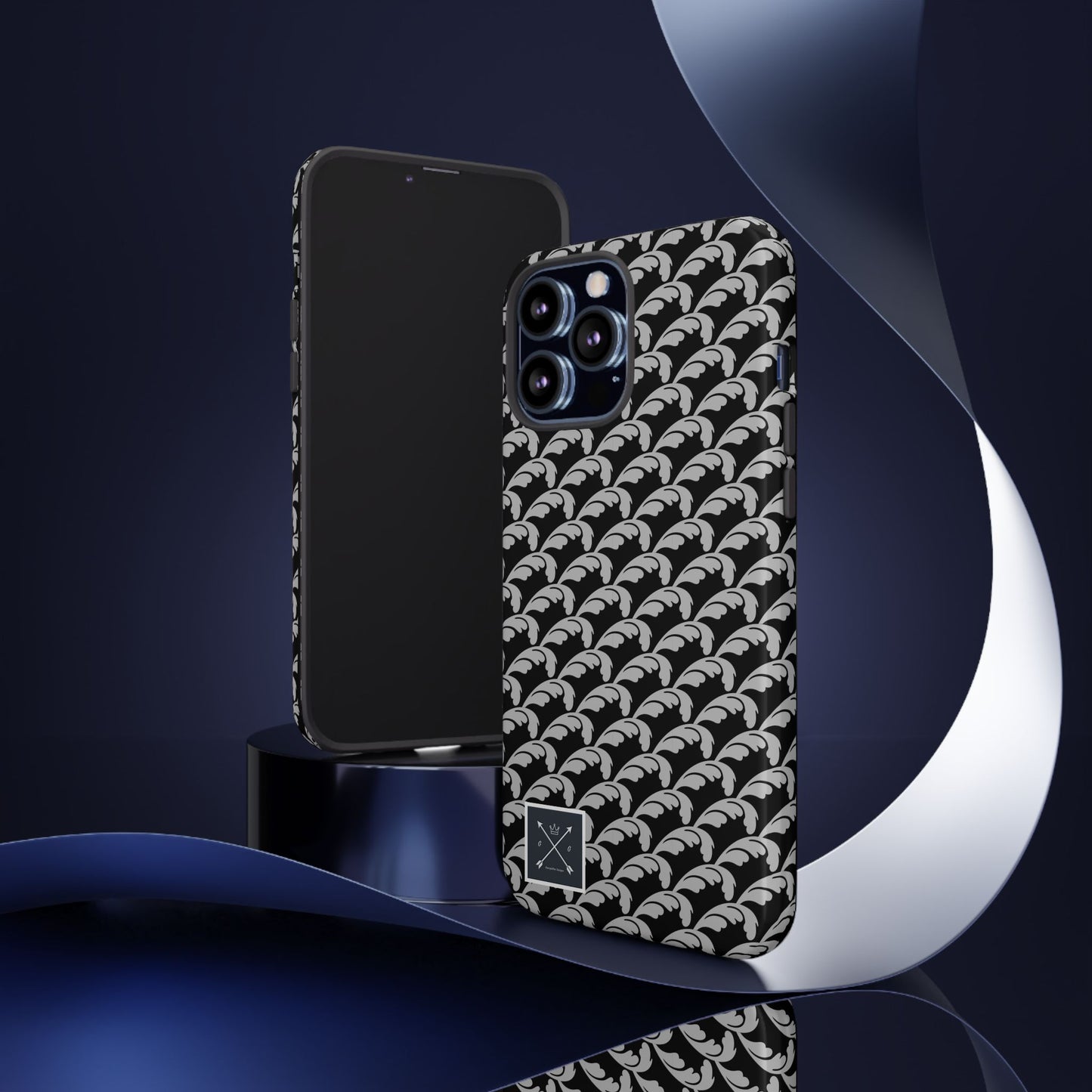 Beautiful Beloved One Flourish (black/silver) - Tough Phone Cases