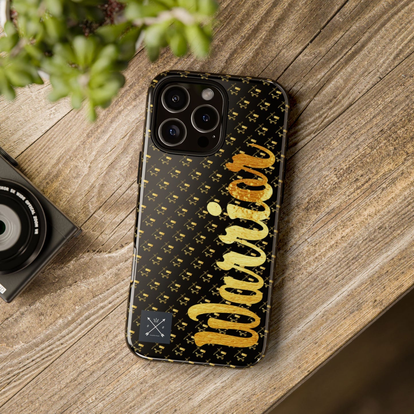 Gold and Bold Warrior - Tough Phone Cases
