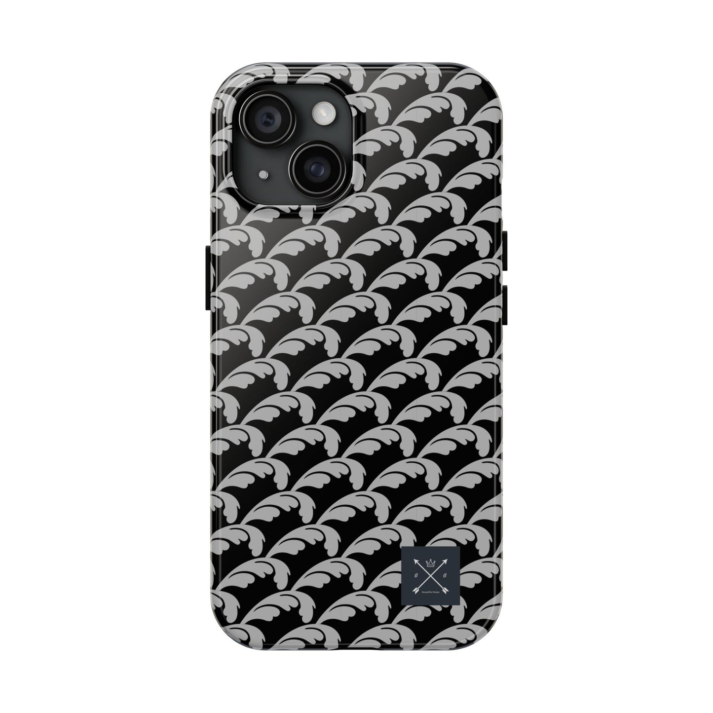 Beautiful Beloved One Flourish (silver/black) - Tough Phone Cases