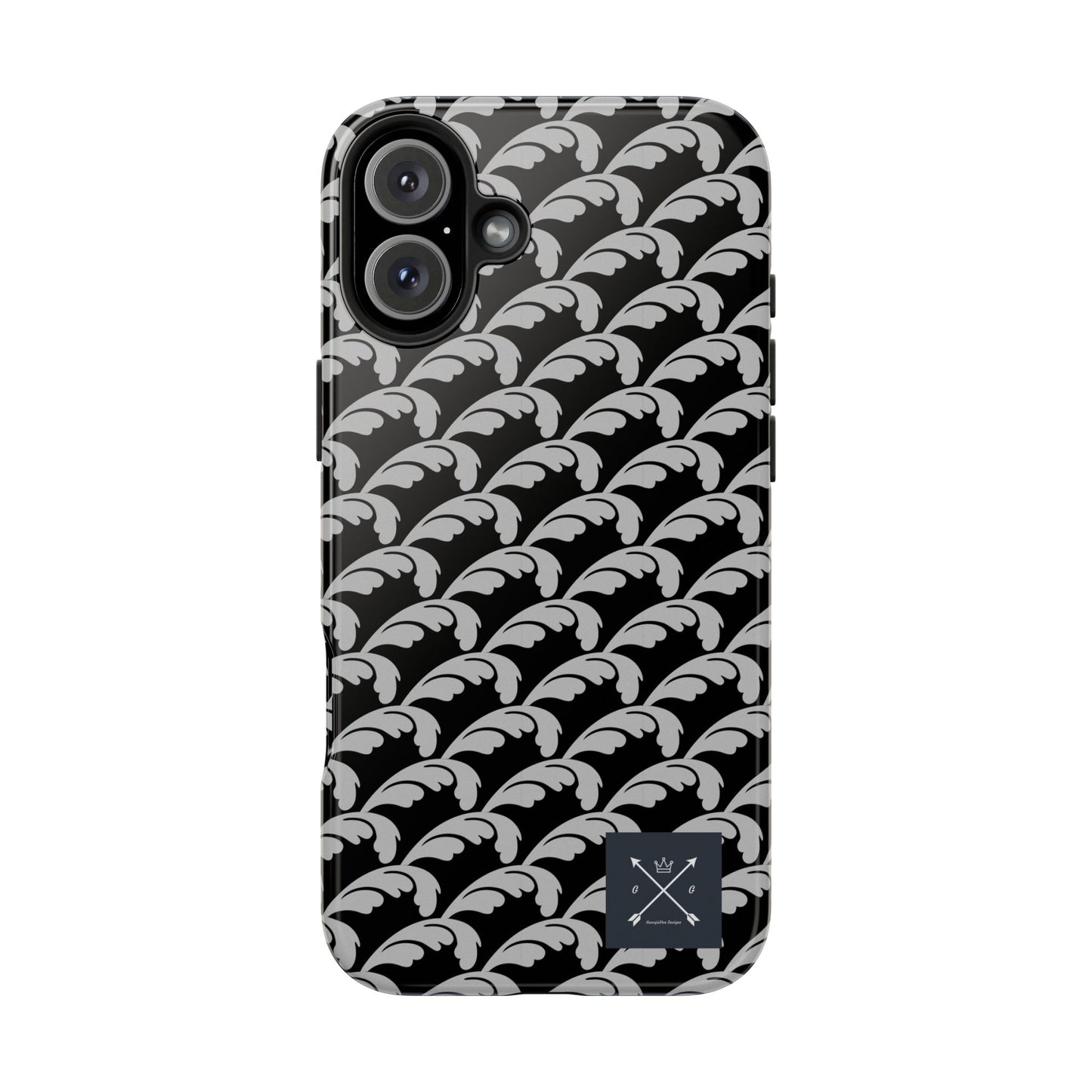 Beautiful Beloved One Flourish (silver/black) - Tough Phone Cases