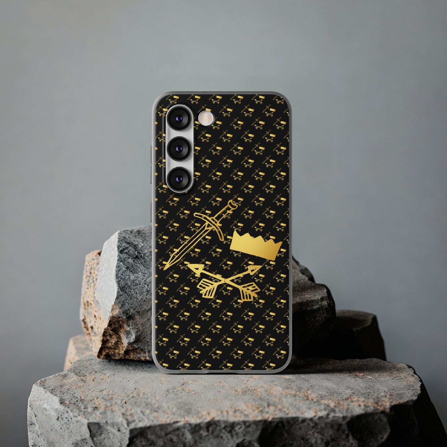 Gold and Bold Warrior - Flexi  Phone Cases