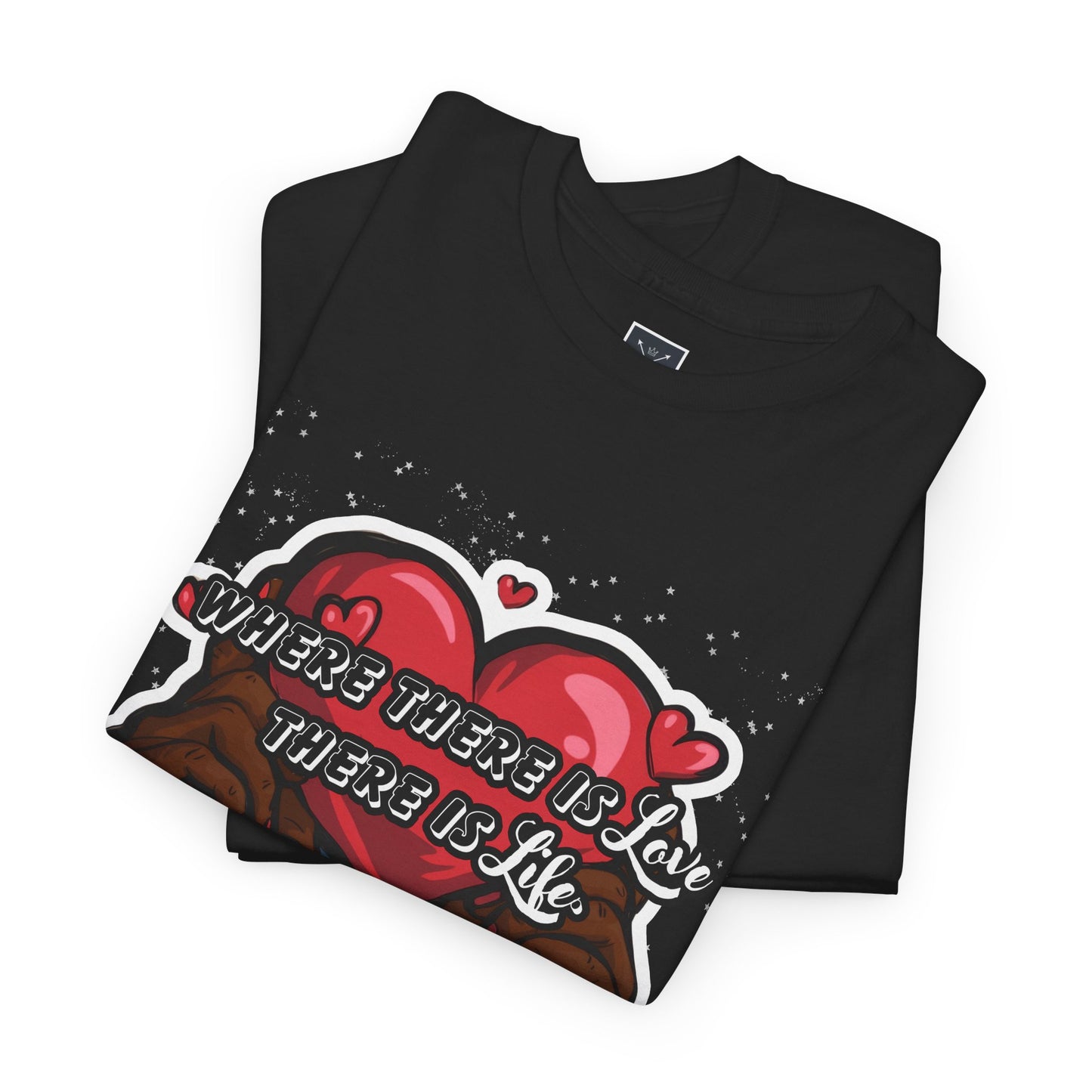 Love is Life Quote - Unisex Heavy Cotton Tee