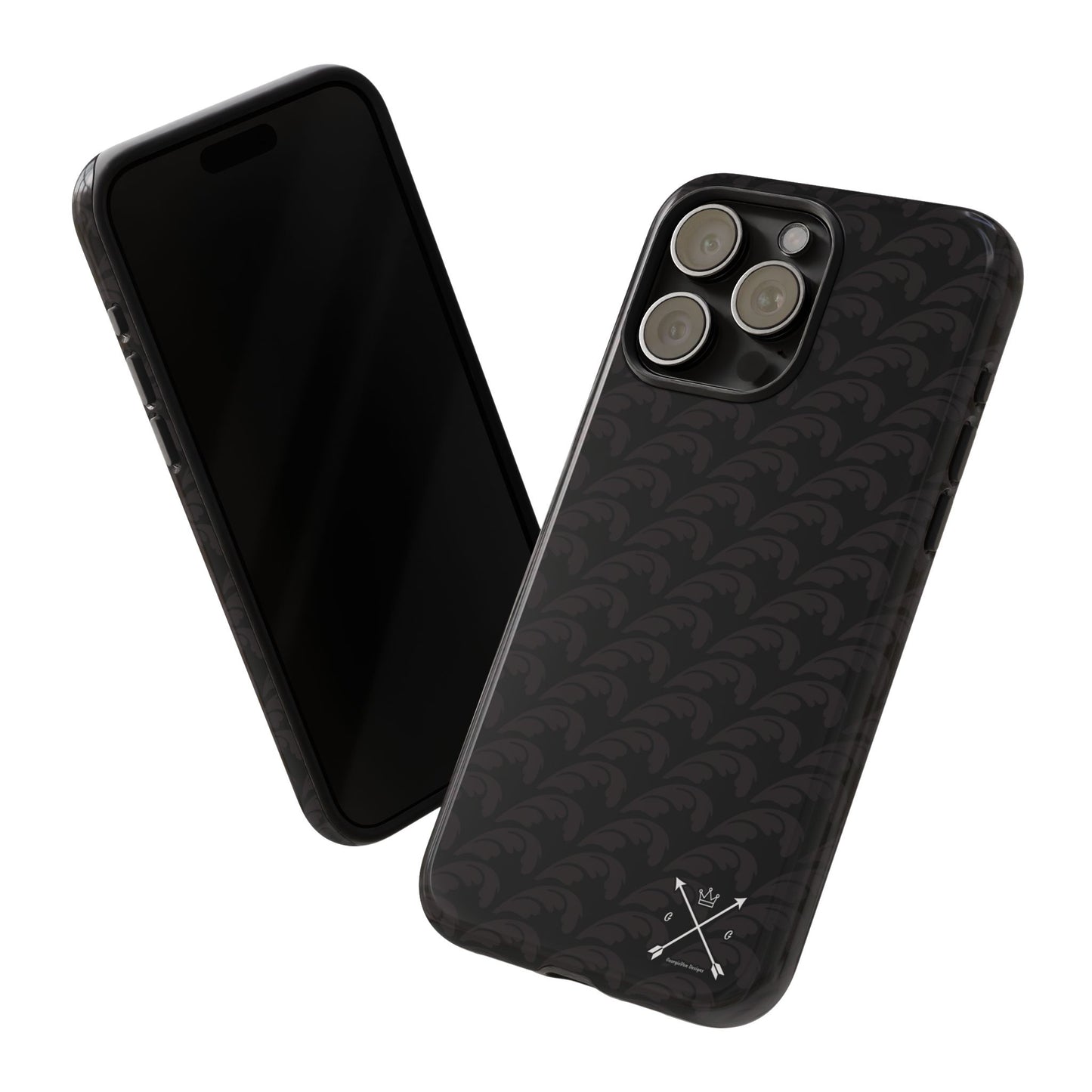 Beautiful Beloved One Flourish - Tough Phone Cases (black/black)