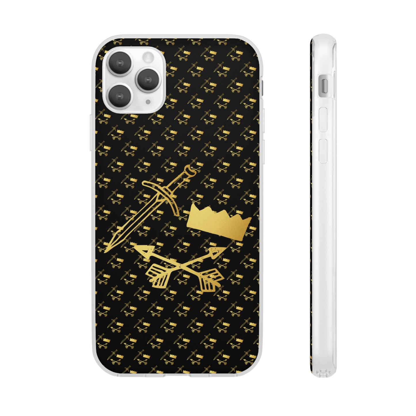 Gold and Bold Warrior - Flexi  Phone Cases