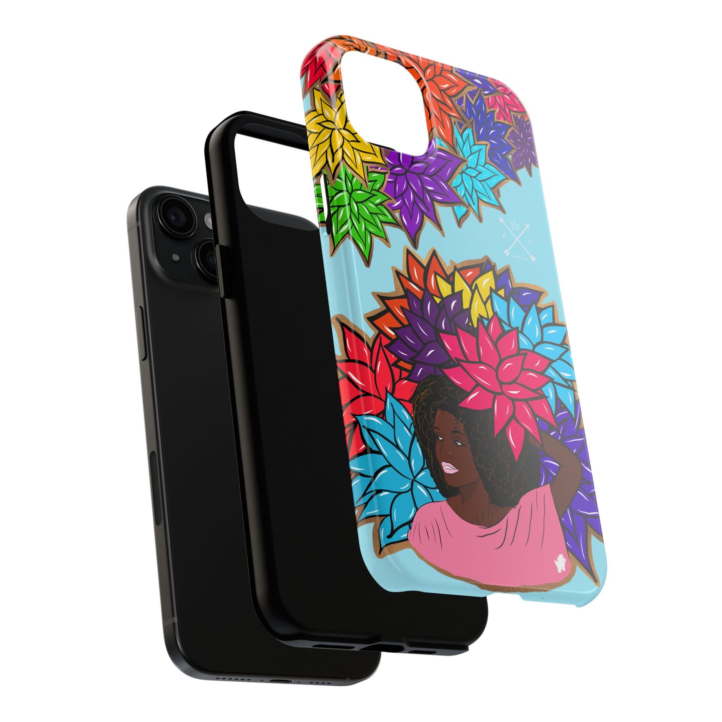 Beauty with Flowers - Tough Phone Cases
