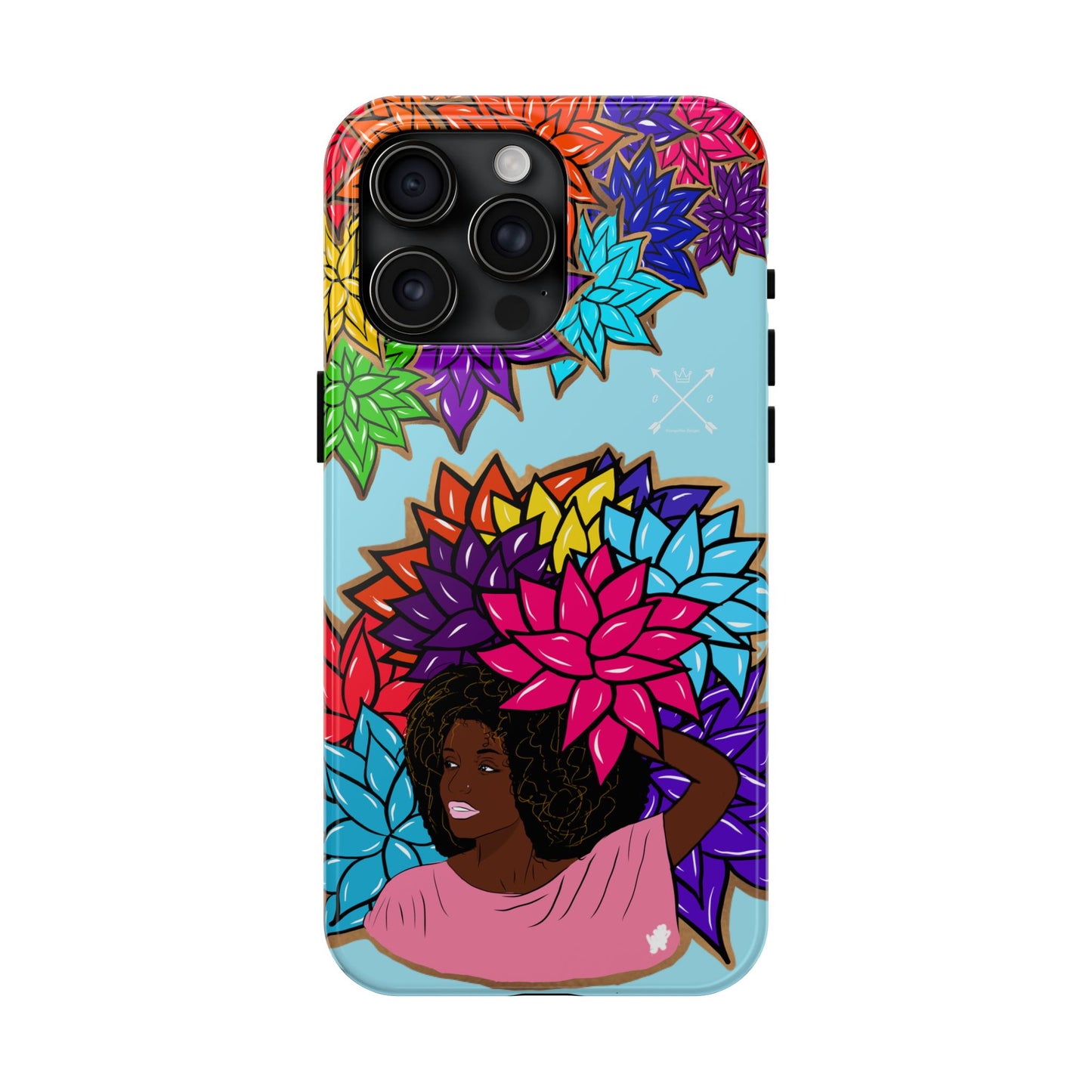 Beauty with Flowers - Tough Phone Cases