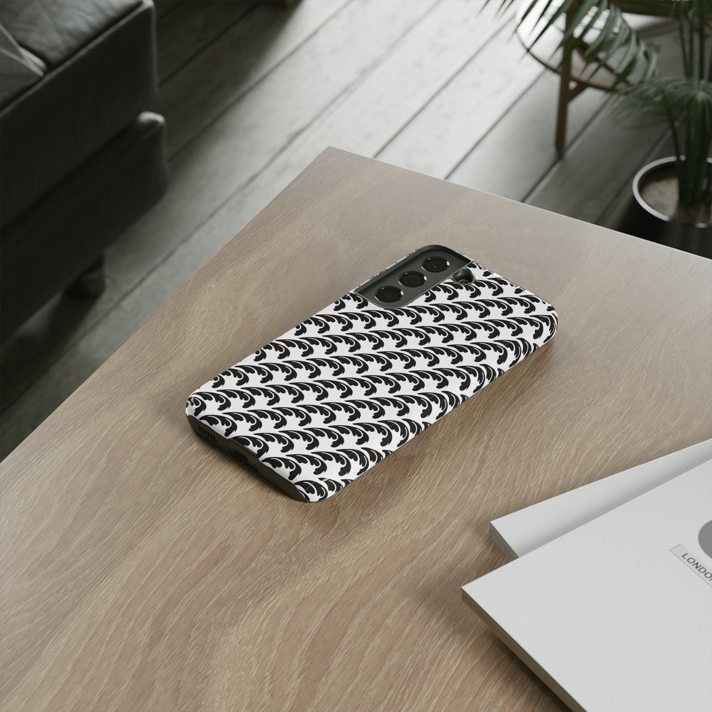 Beautiful Beloved One Flourish (black/white) - Tough Phone Cases
