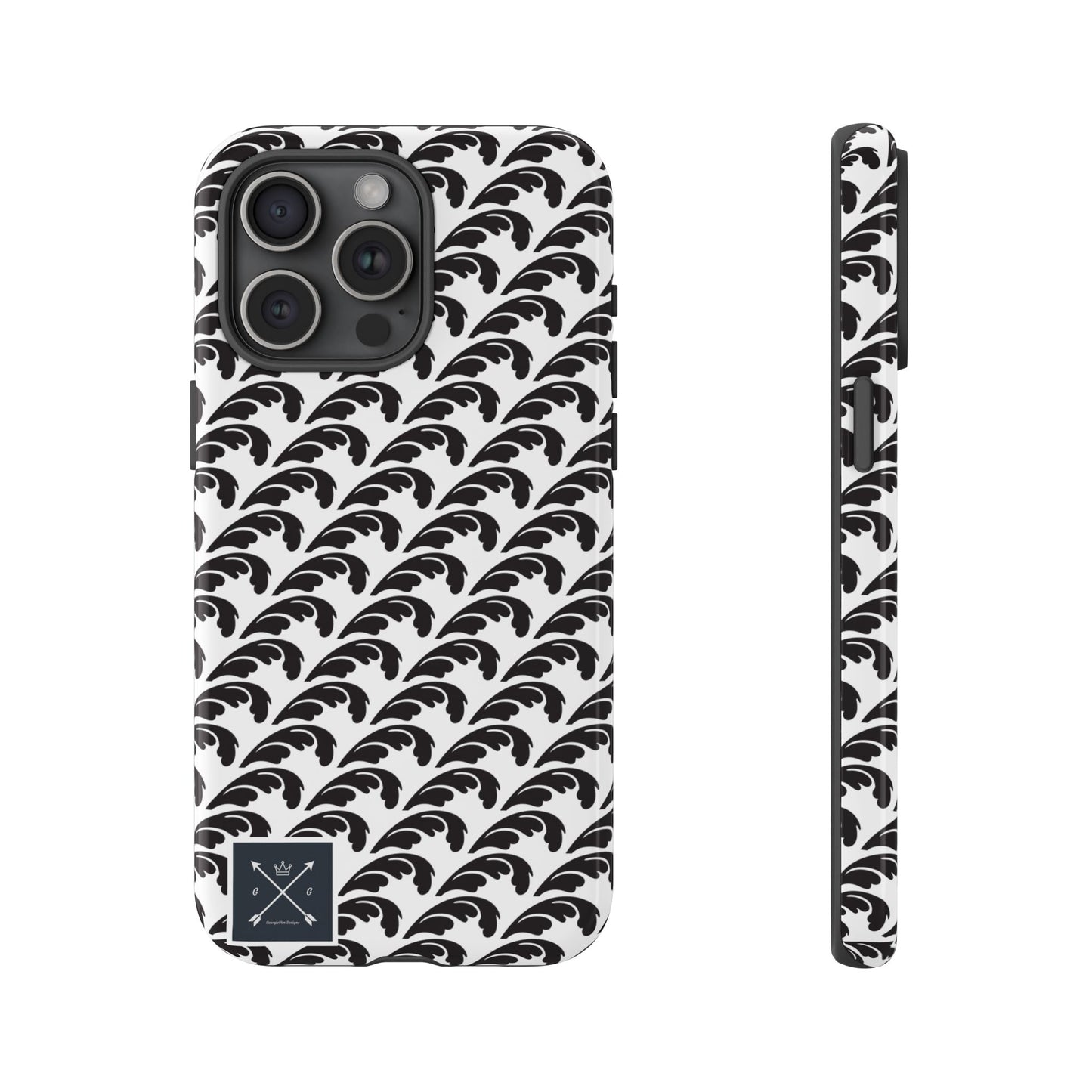 Beautiful Beloved One Flourish (black/white) - Tough Phone Cases