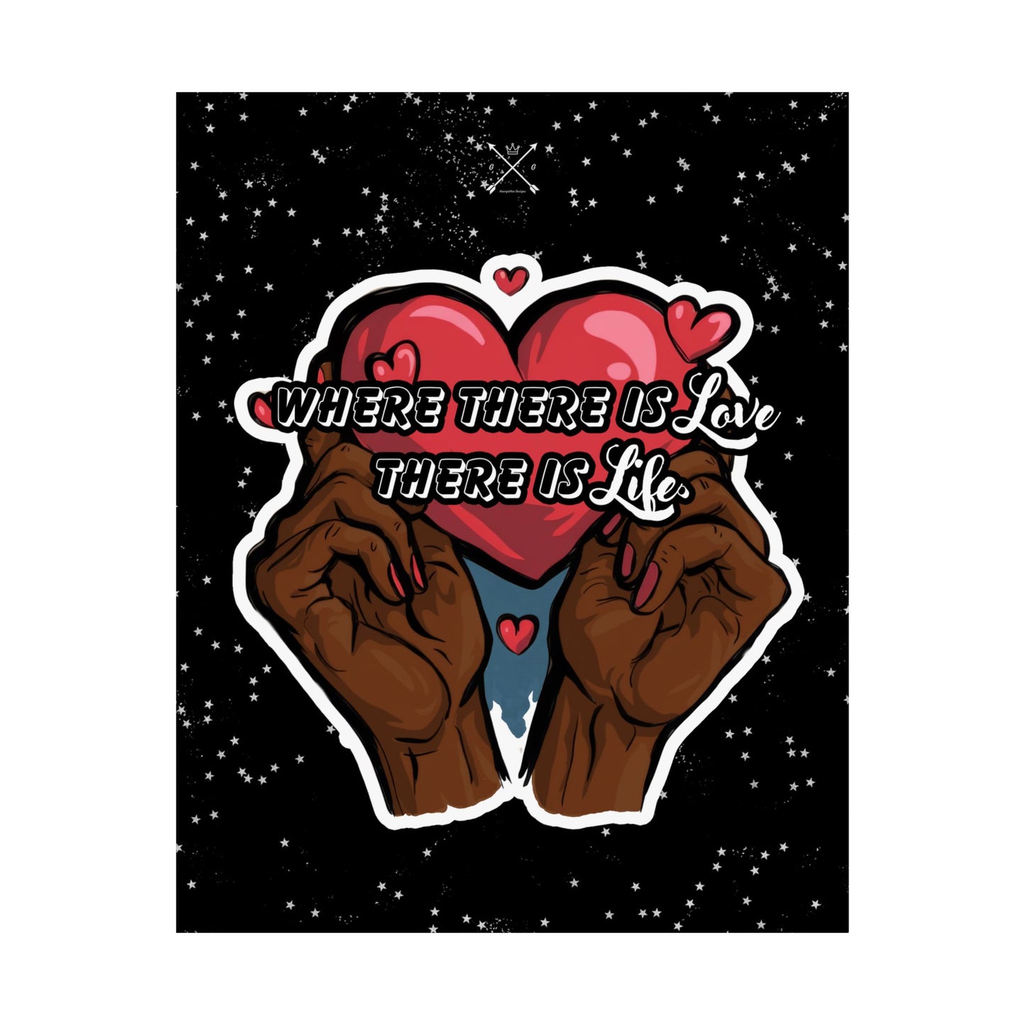 Love & Life Quote - Matte Vertical Posters