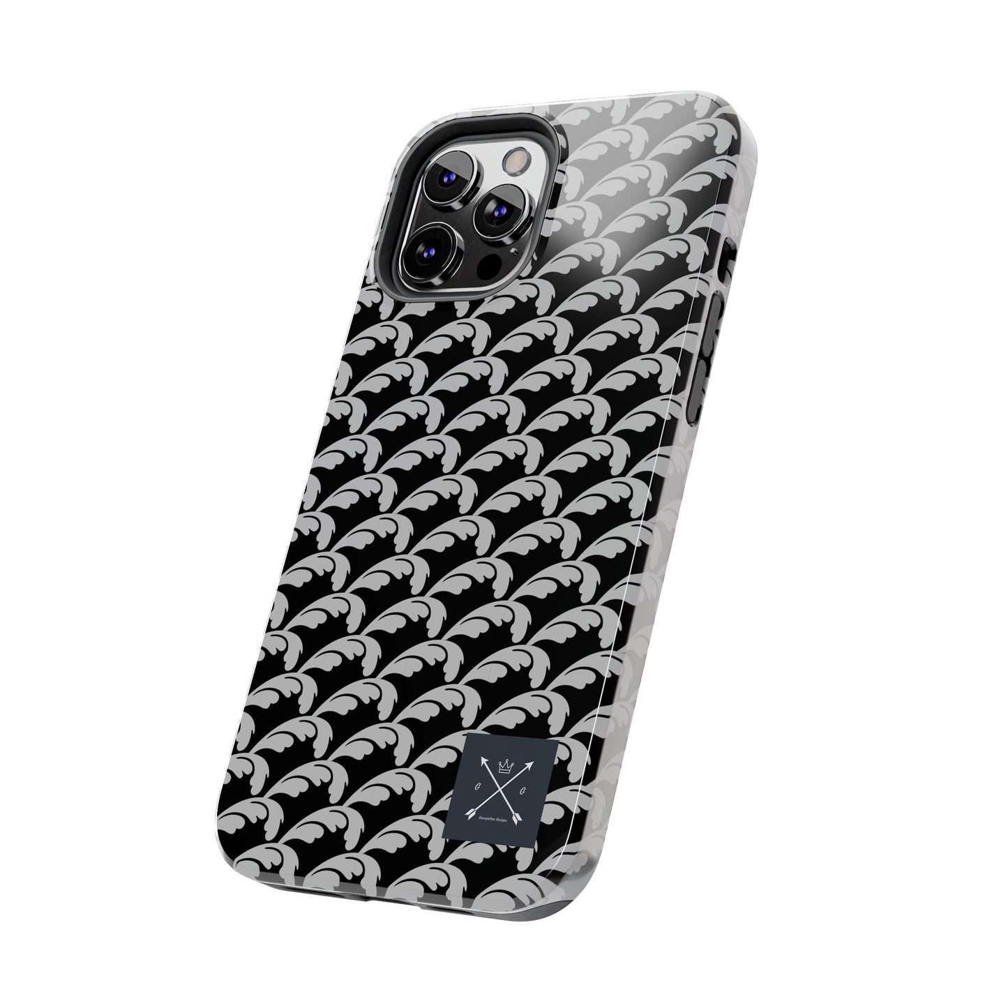 Beautiful Beloved One Flourish (silver/black) - Tough Phone Cases