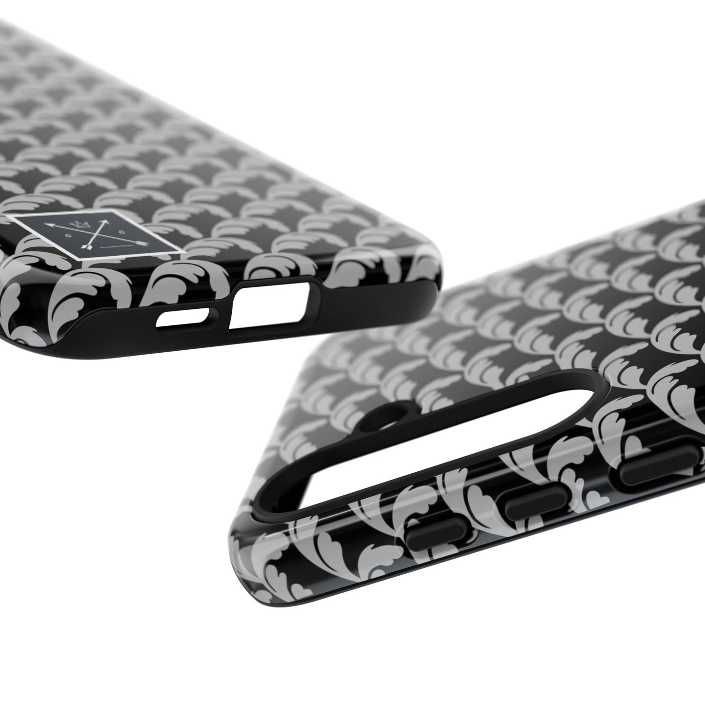Beautiful Beloved One Flourish (black/silver) - Tough Phone Cases