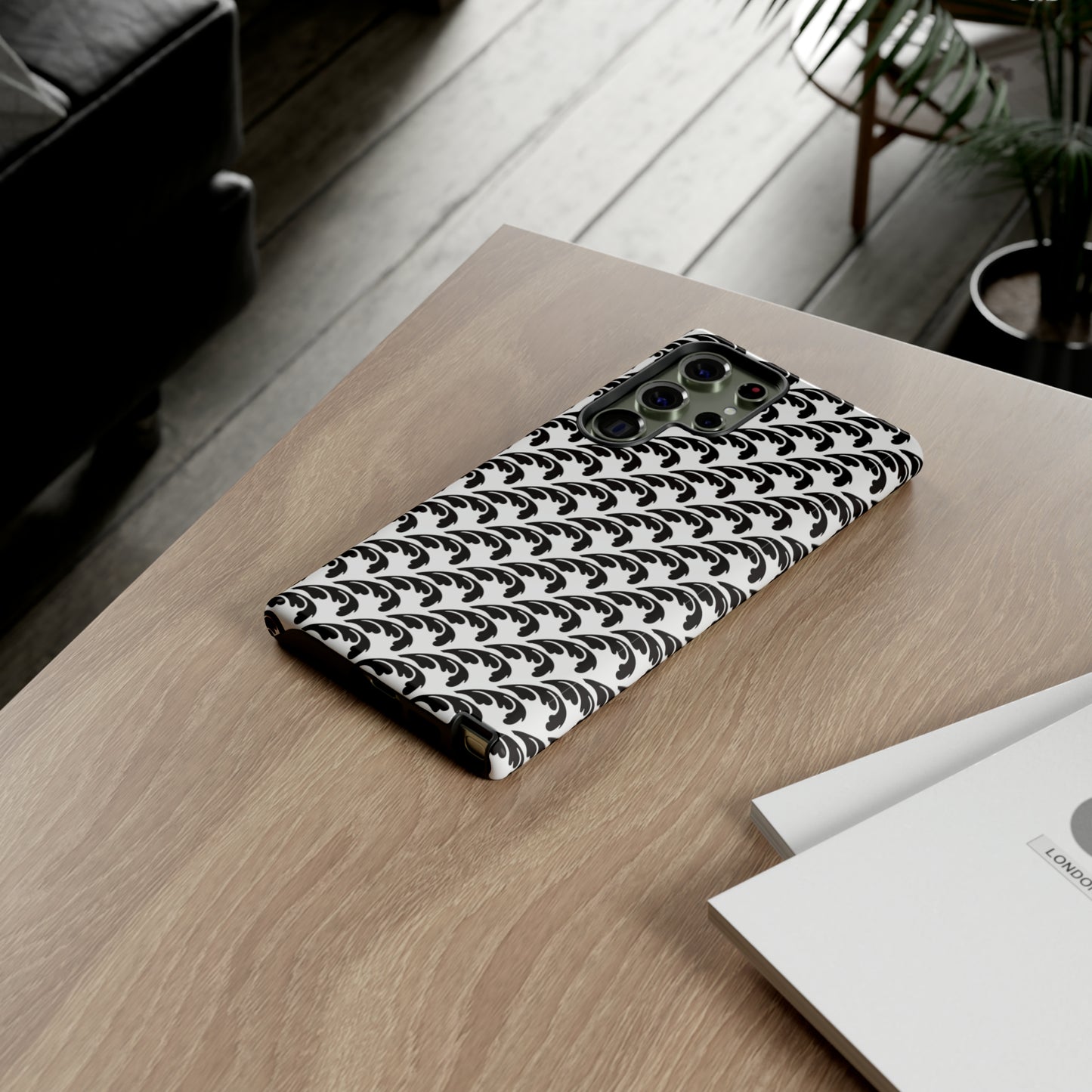 Beautiful Beloved One Flourish (black/white) - Tough Phone Cases