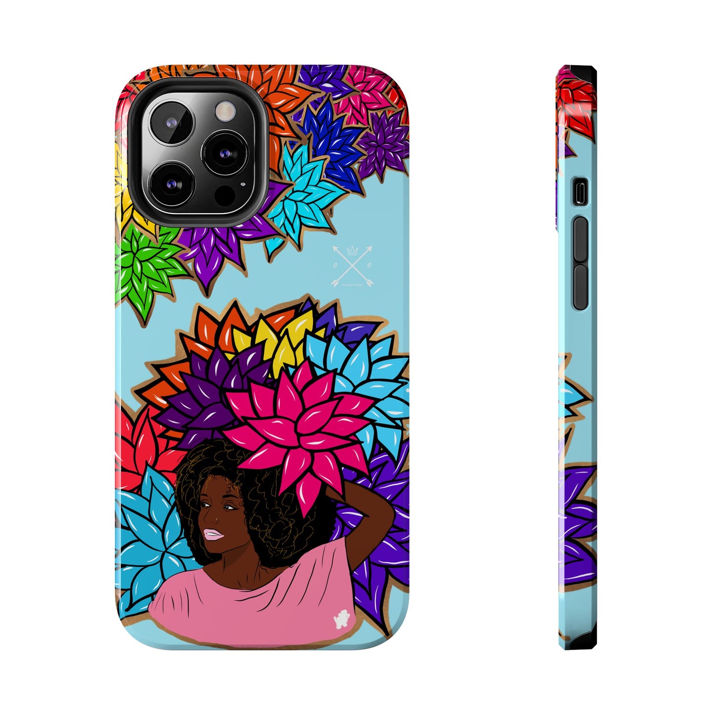 Beauty with Flowers - Tough Phone Cases
