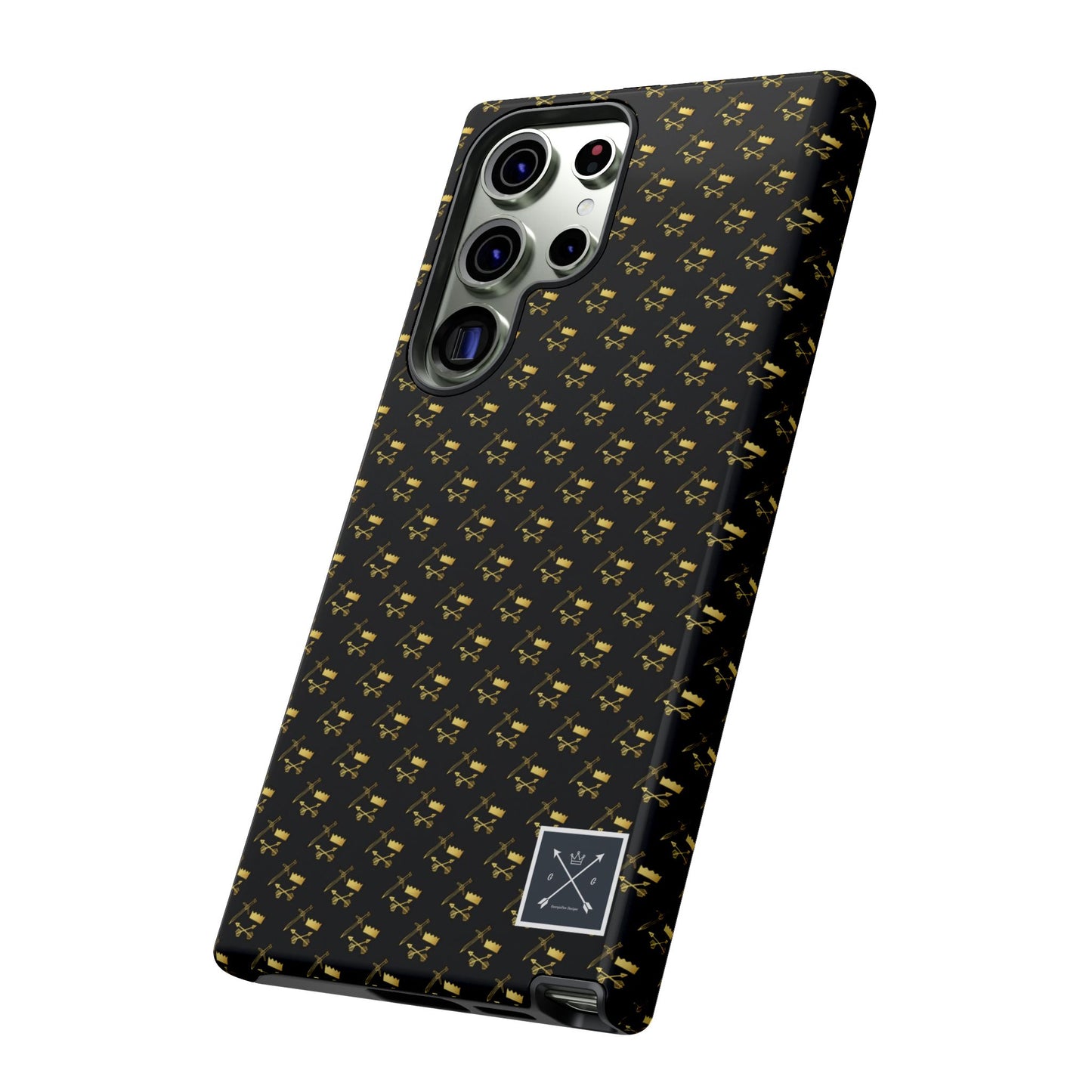 Gold and Bold Warrior Pattern - Tough Phone Cases
