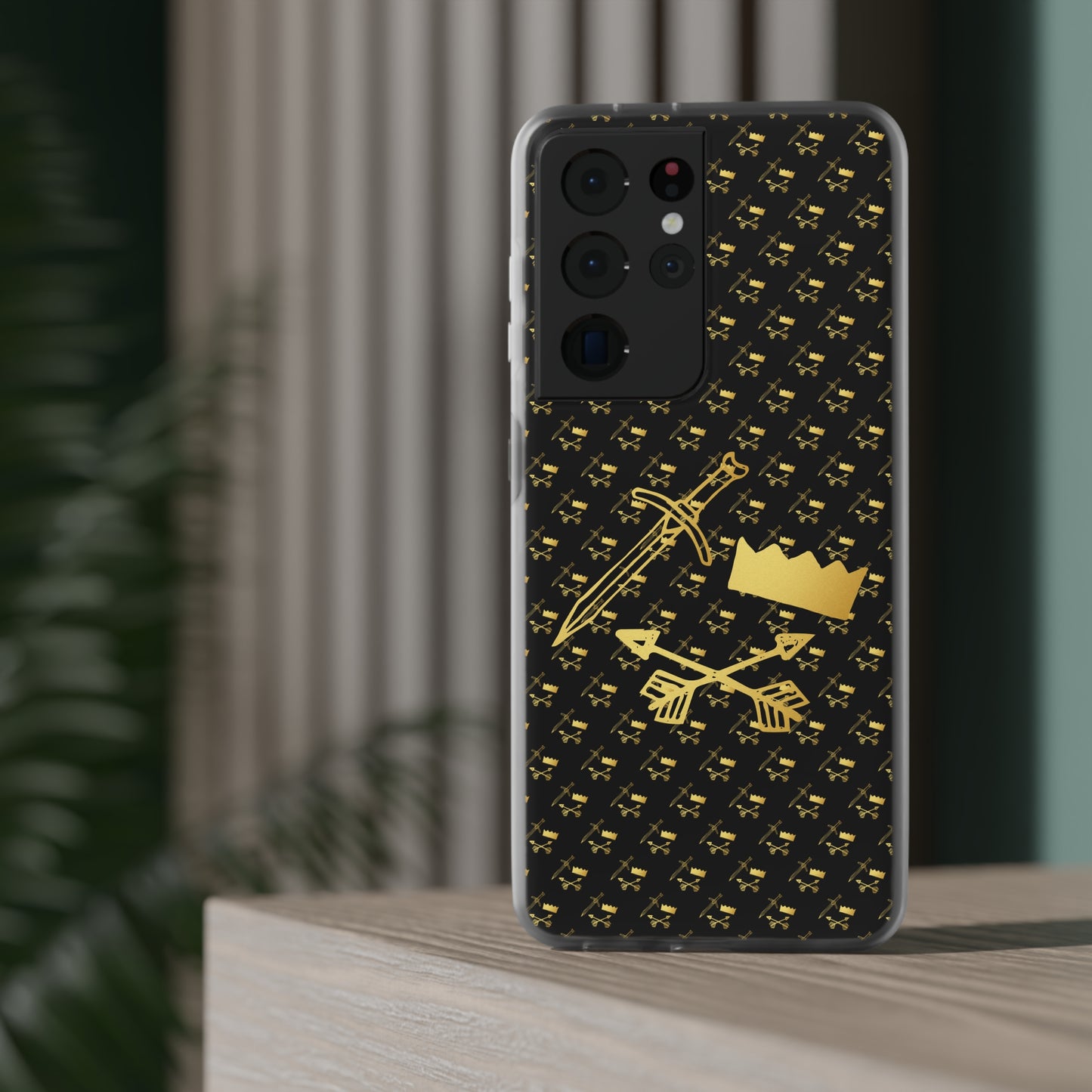 Gold and Bold Warrior - Flexi  Phone Cases