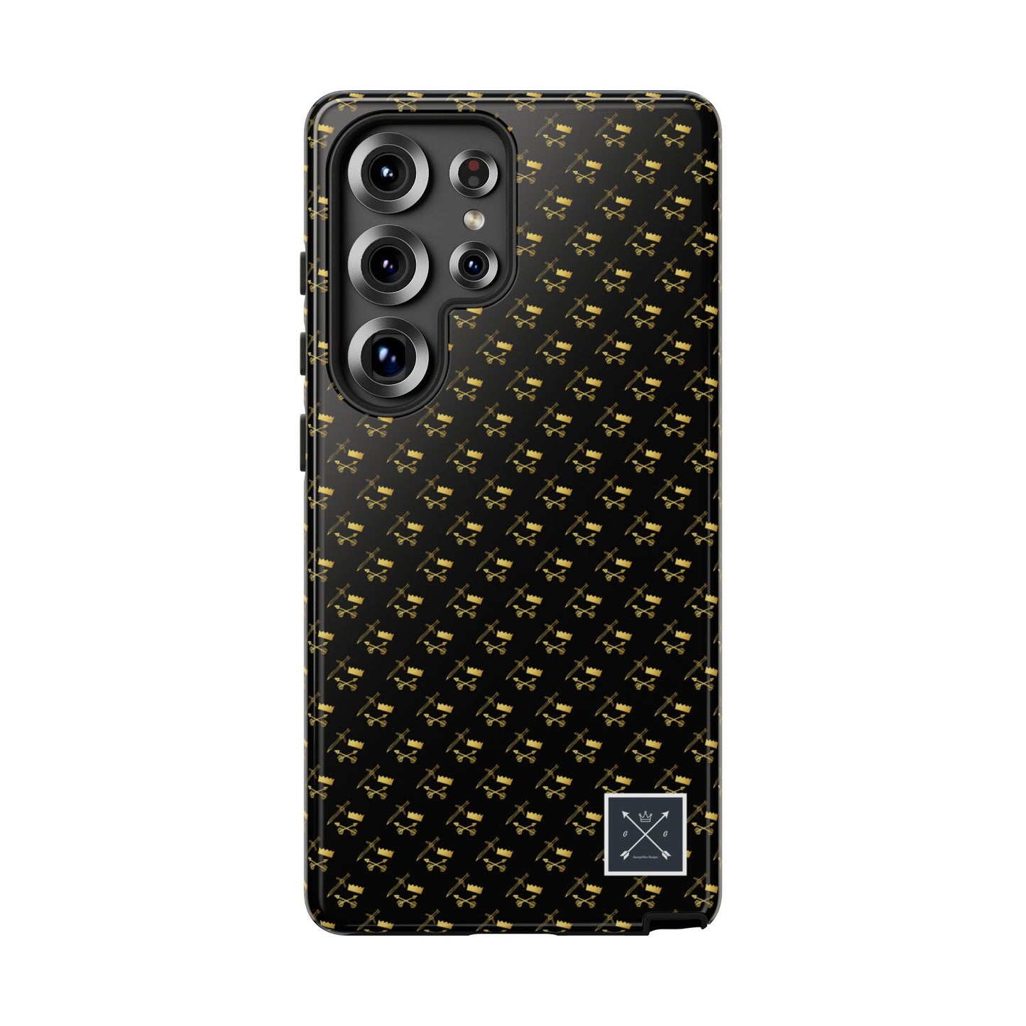 Gold and Bold Warrior Pattern - Tough Phone Cases
