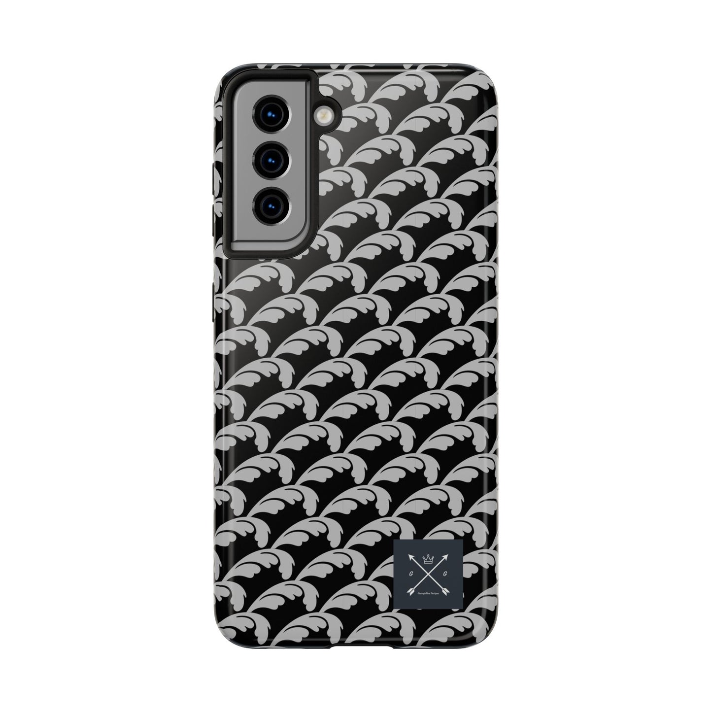 Beautiful Beloved One Flourish (silver/black) - Tough Phone Cases
