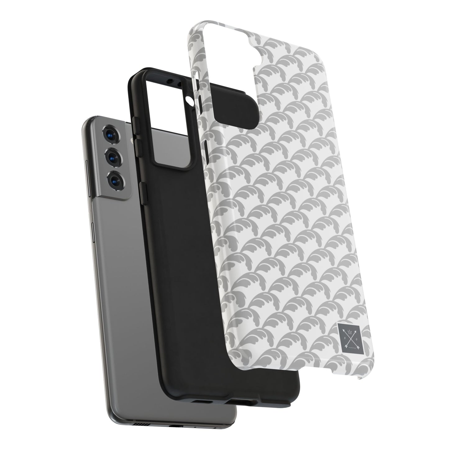 Beautiful Beloved Flourish (white/silver) - Tough Phone Cases