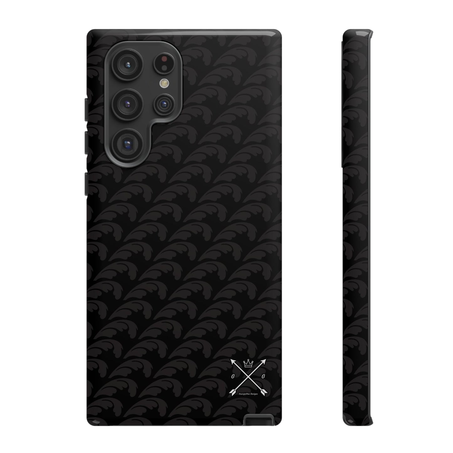 Beautiful Beloved One Flourish - Tough Phone Cases (black/black)