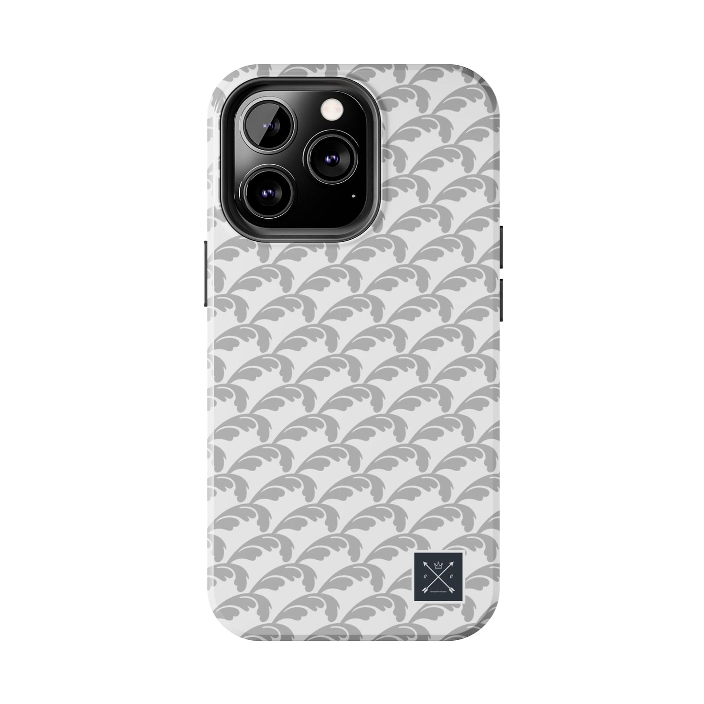Beautiful Beloved Flourish (white/silver) - Tough Phone Cases
