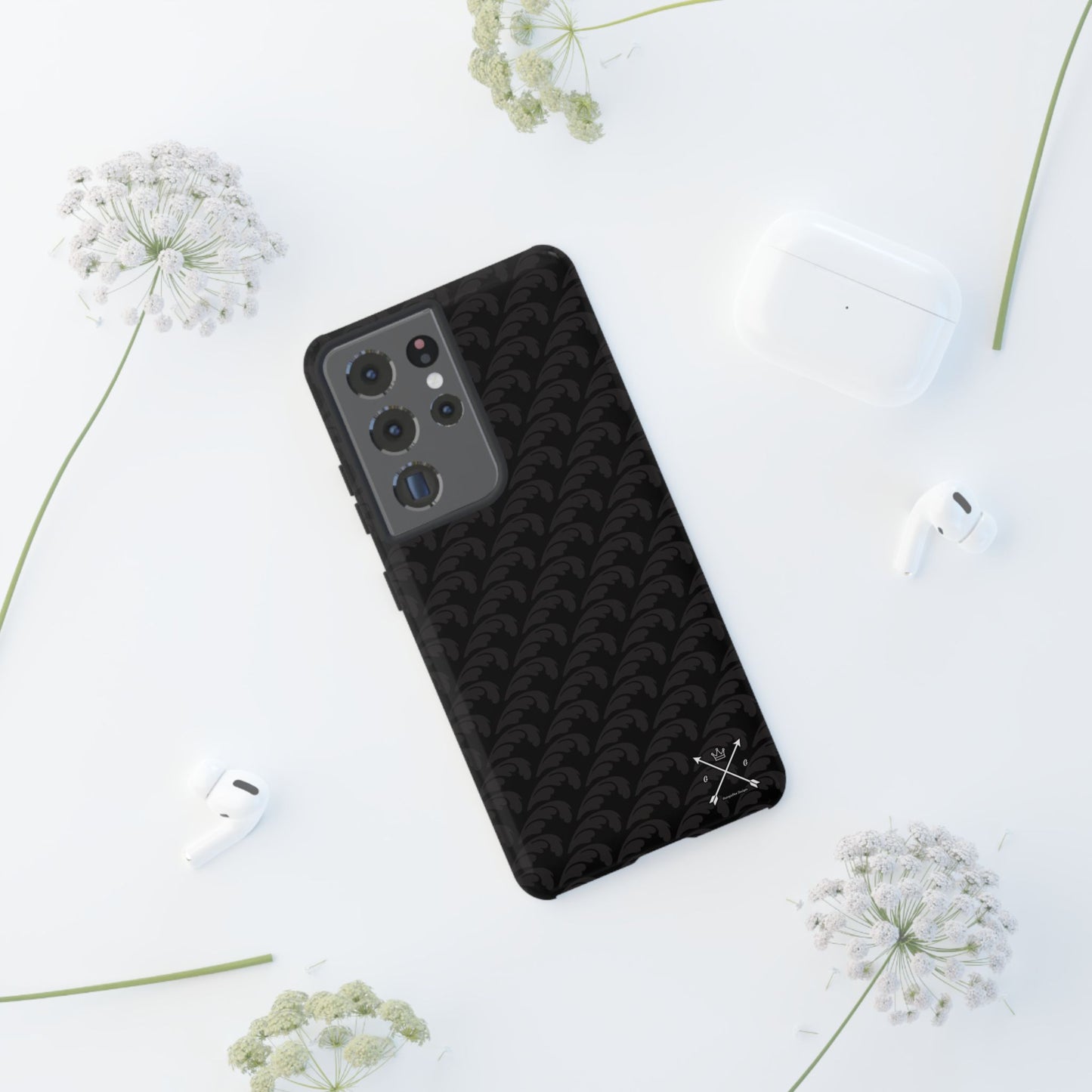 Beautiful Beloved One Flourish - Tough Phone Cases (black/black)