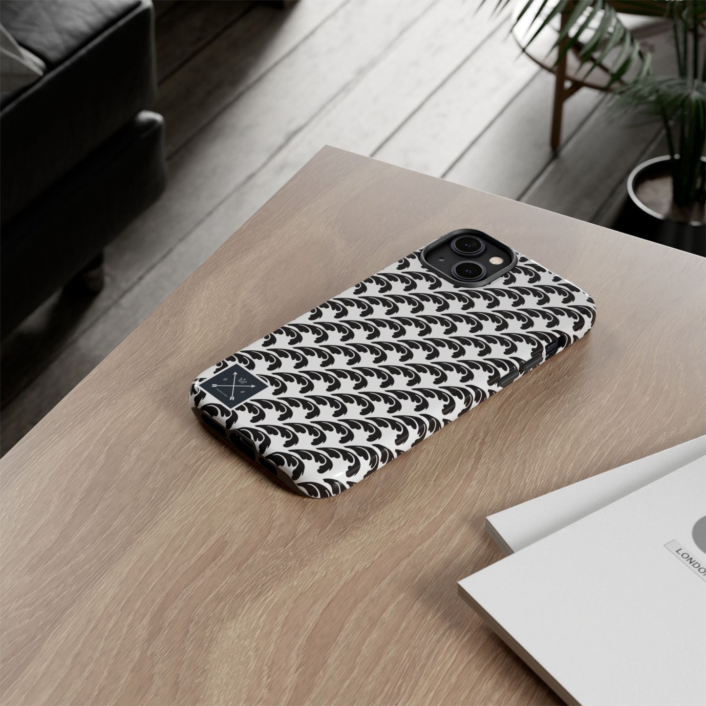 Beautiful Beloved One Flourish (black/white) - Tough Phone Cases
