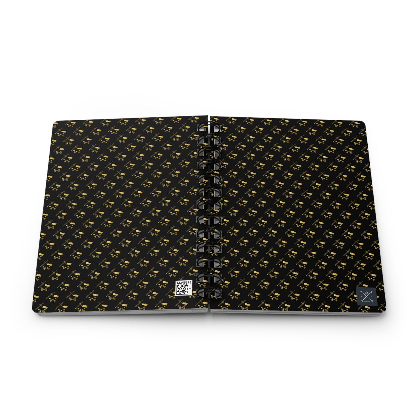 Gold and Bold Warrior - Spiral Notebook - Ruled Line