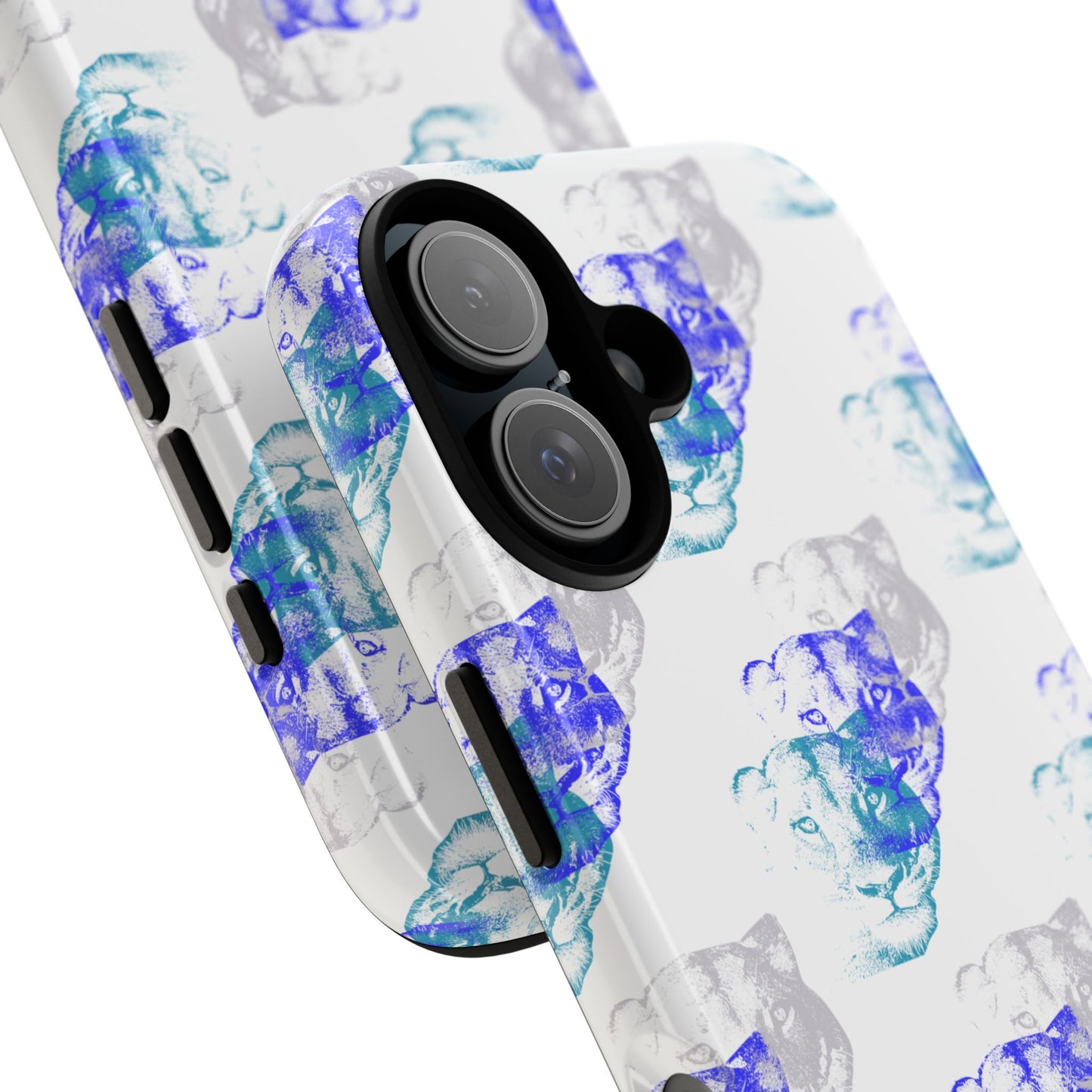Lioness Arising (white/pattern) - Tough Phone Cases