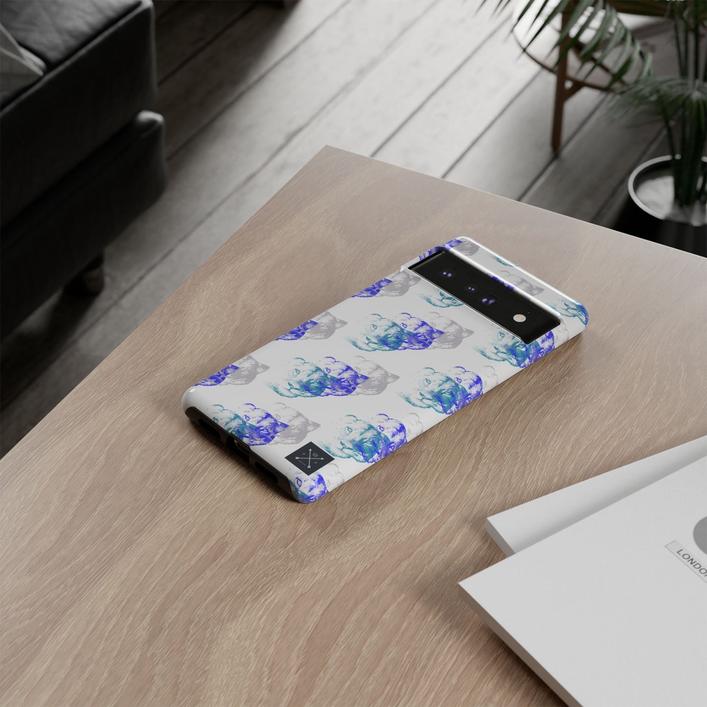 Lioness Arising (white/pattern) - Tough Phone Cases