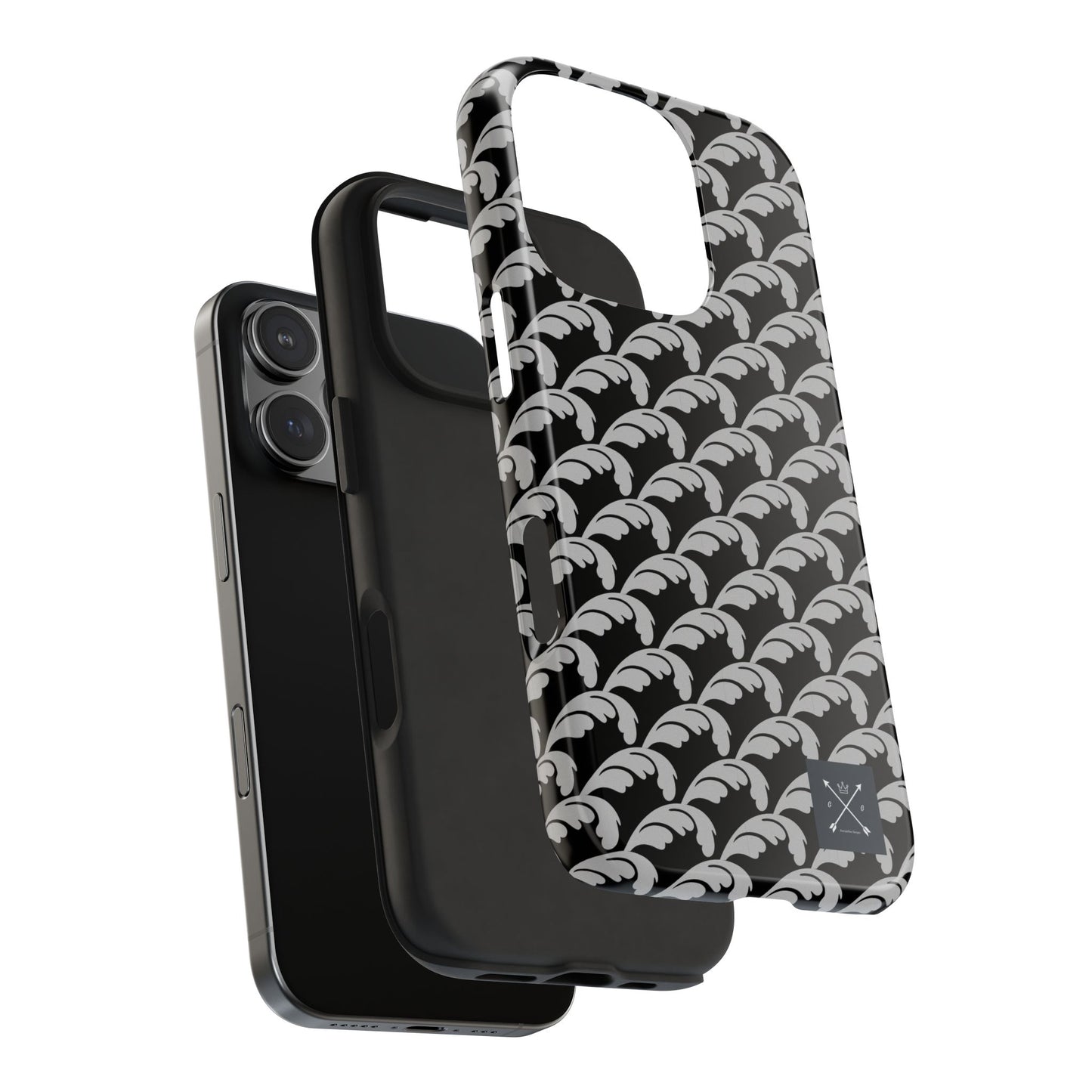 Beautiful Beloved One Flourish (silver/black) - Tough Phone Cases