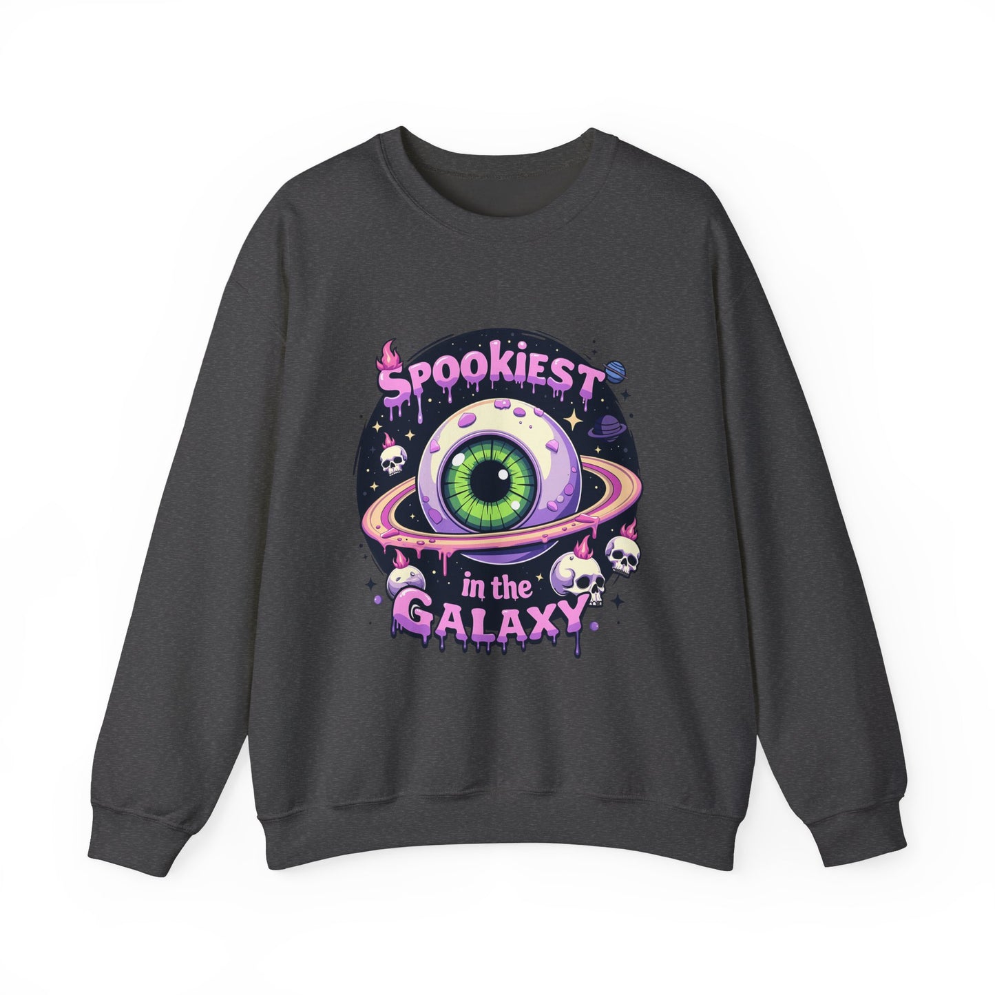 Spookiest in the Galaxy, Eyeball Planet Design - Sweatshirt