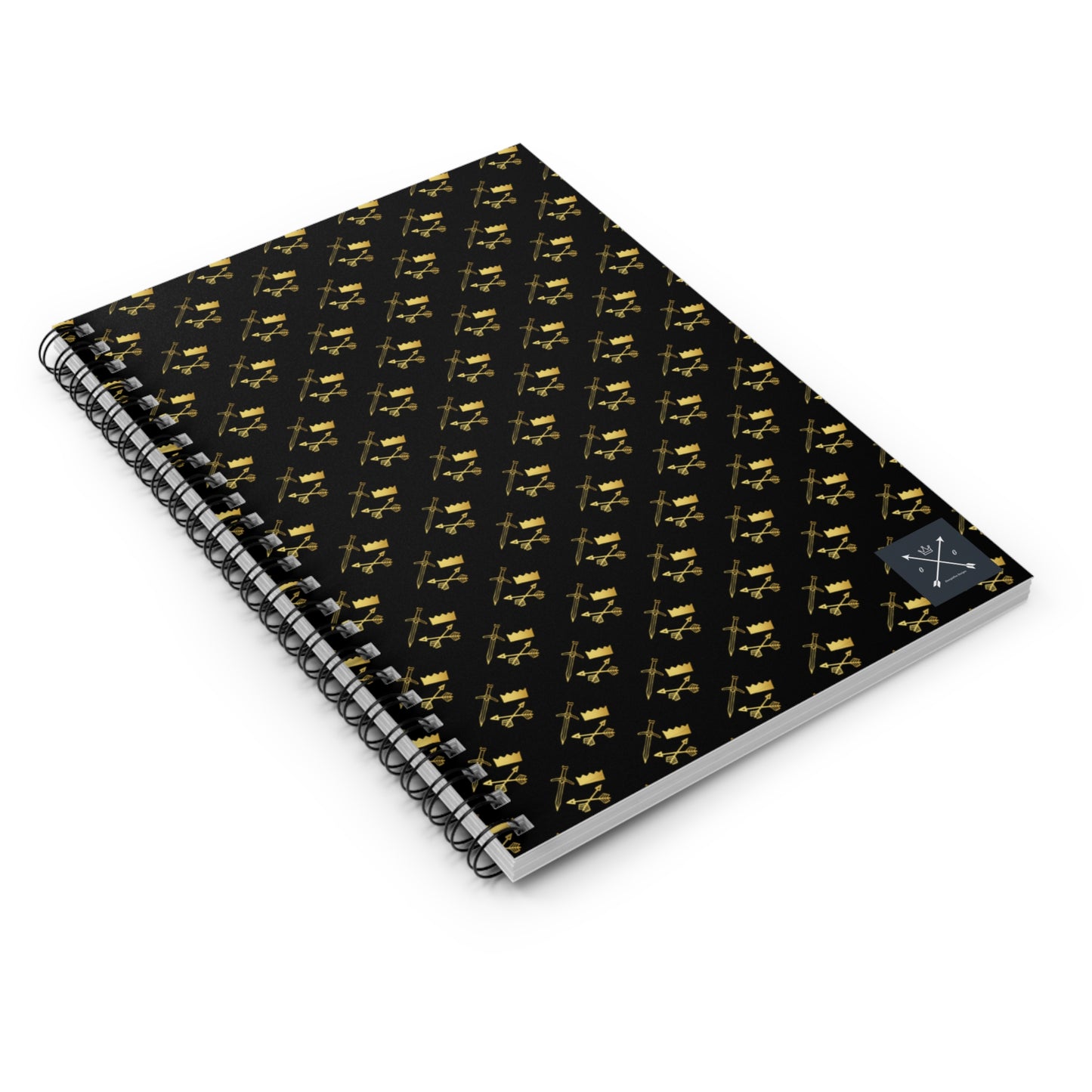 Gold and Bold Warrior - Spiral Notebook - Ruled Line