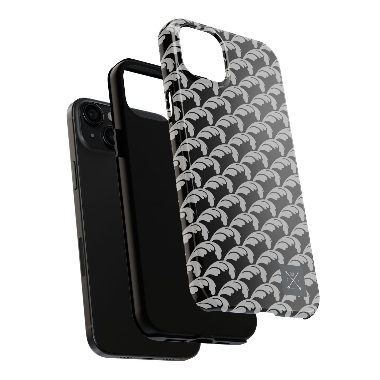 Beautiful Beloved One Flourish (silver/black) - Tough Phone Cases
