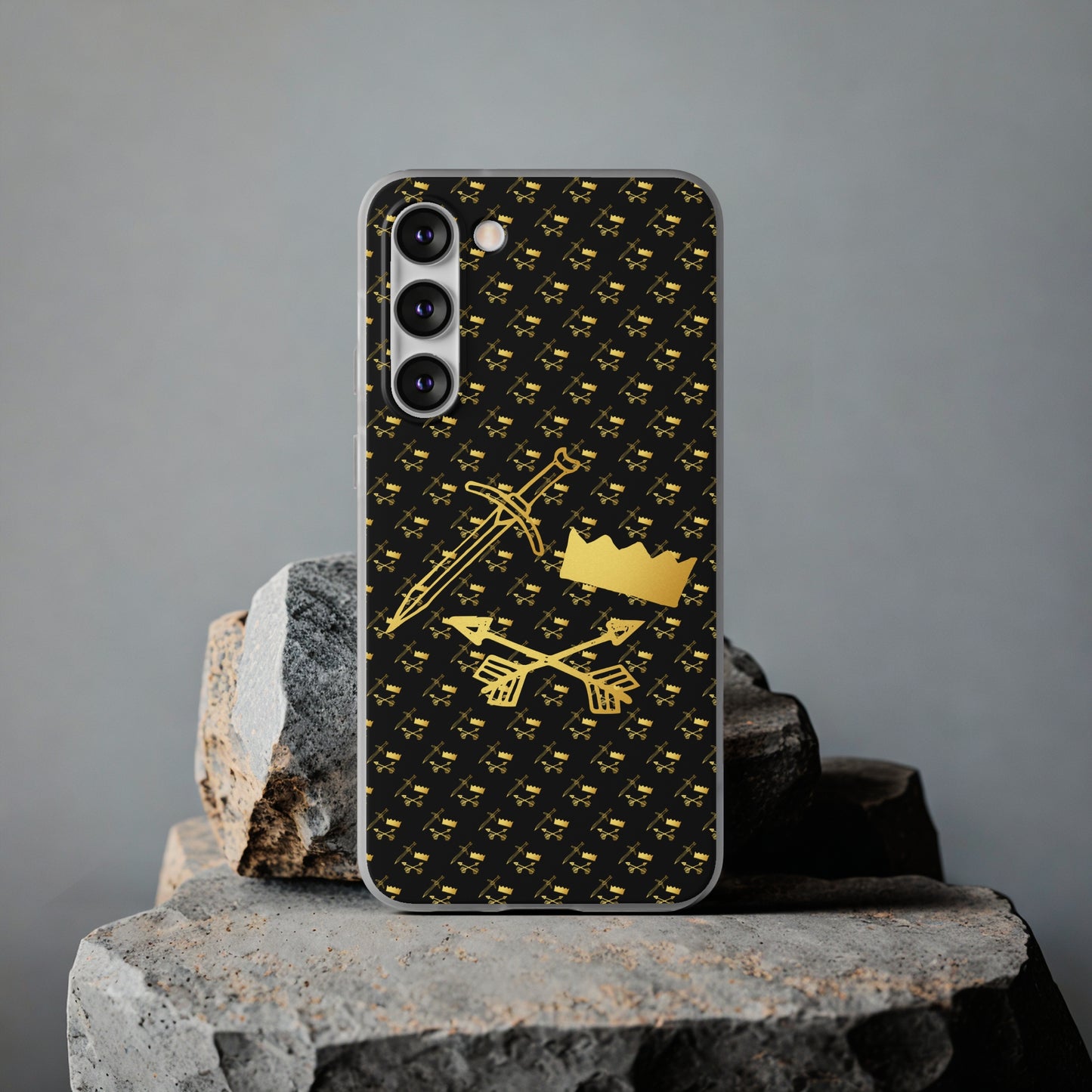 Gold and Bold Warrior - Flexi  Phone Cases